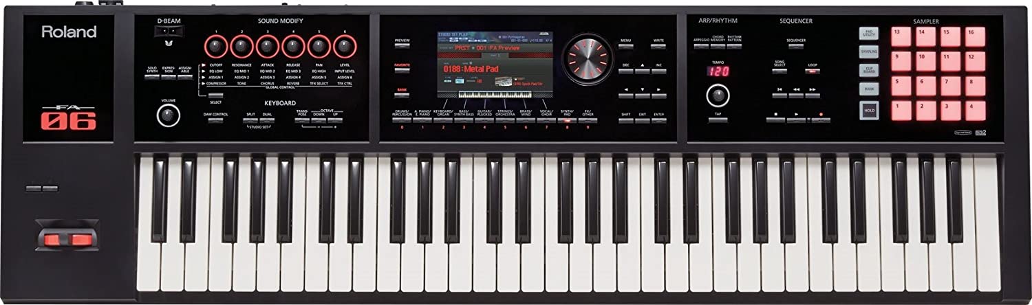 roland fa06 keyboard workstation
