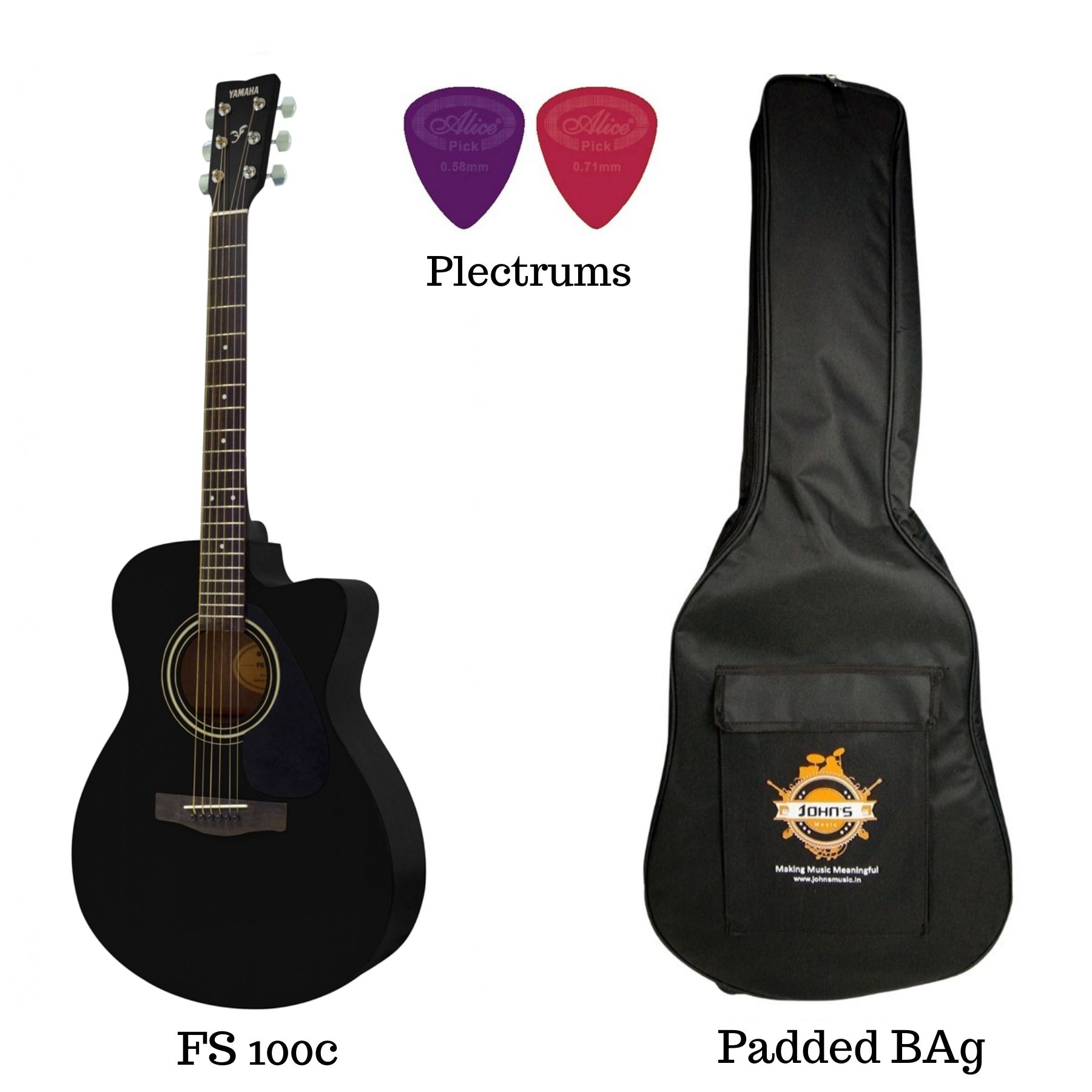 Yamaha FS100c Acoustic Guitar Review for beginners online price in india