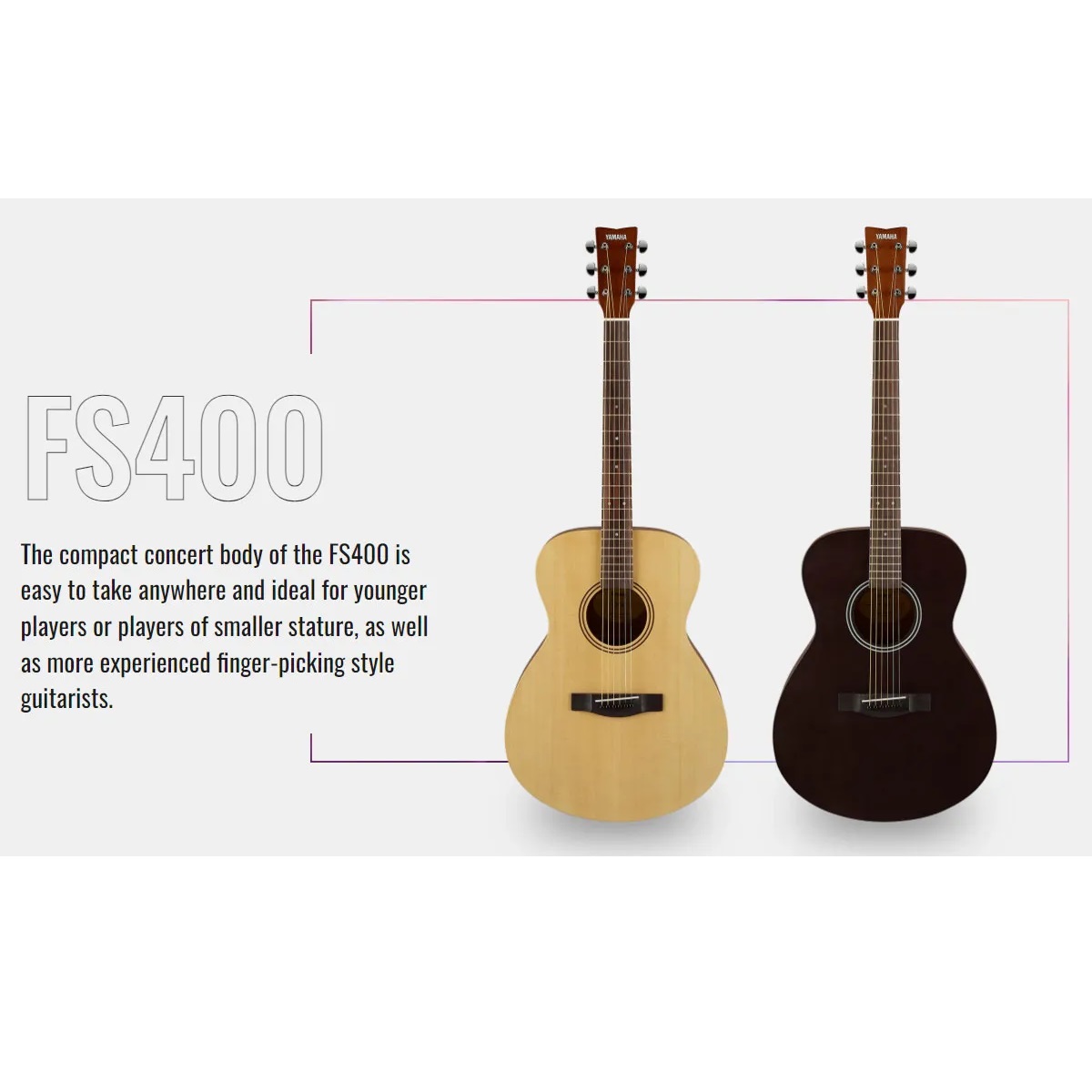 Yamaha FS400 Acoustic Guitar Online price in India