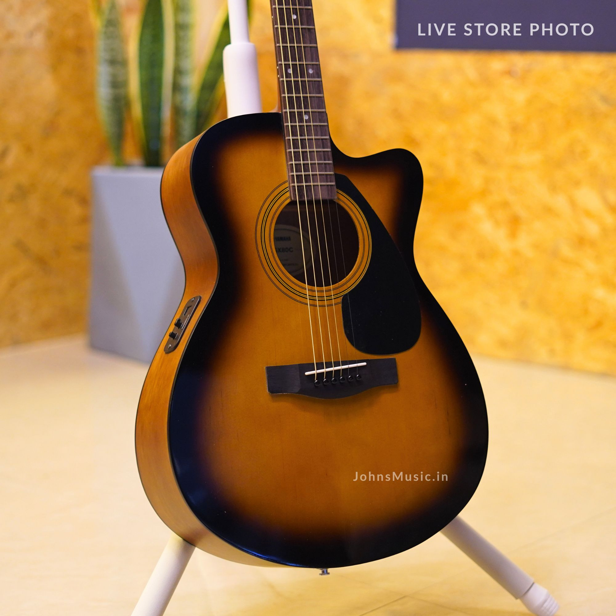 yamaha fsx80 sunburst online price in India best beginner semi acoustic