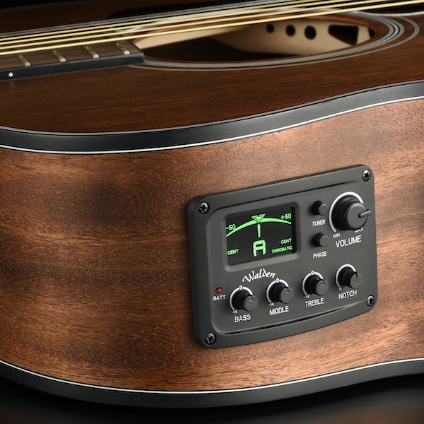 Walden G551E Natura Grand Auditorium Electro Acoustic Guitar Online price in India