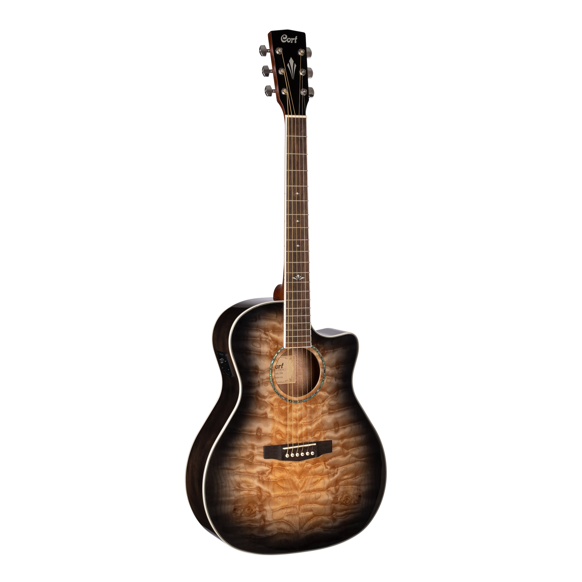 Cort GA-QF Grand Auditorium Electro Acoustic Guitar India