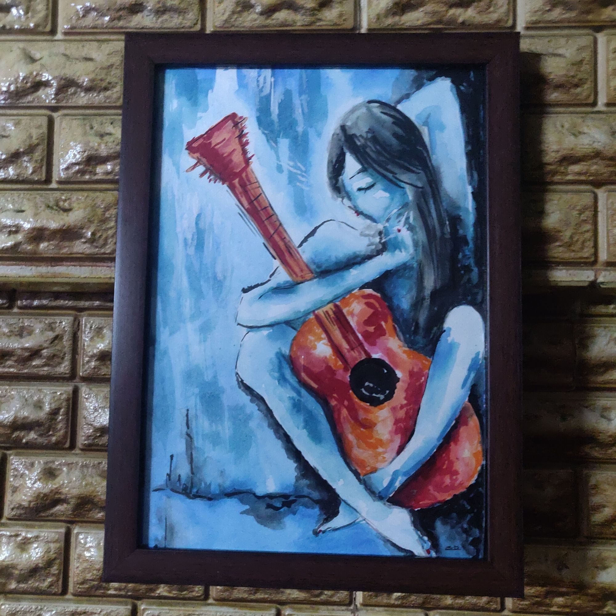 Ecstatic beauty - Hand Painted By Sneha