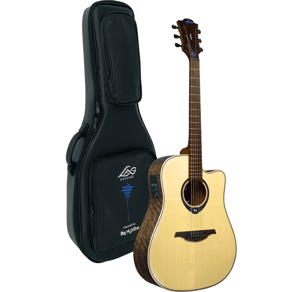 Lag HyVibe 20 THV20DCE Smart Guitar with Case Online price in India