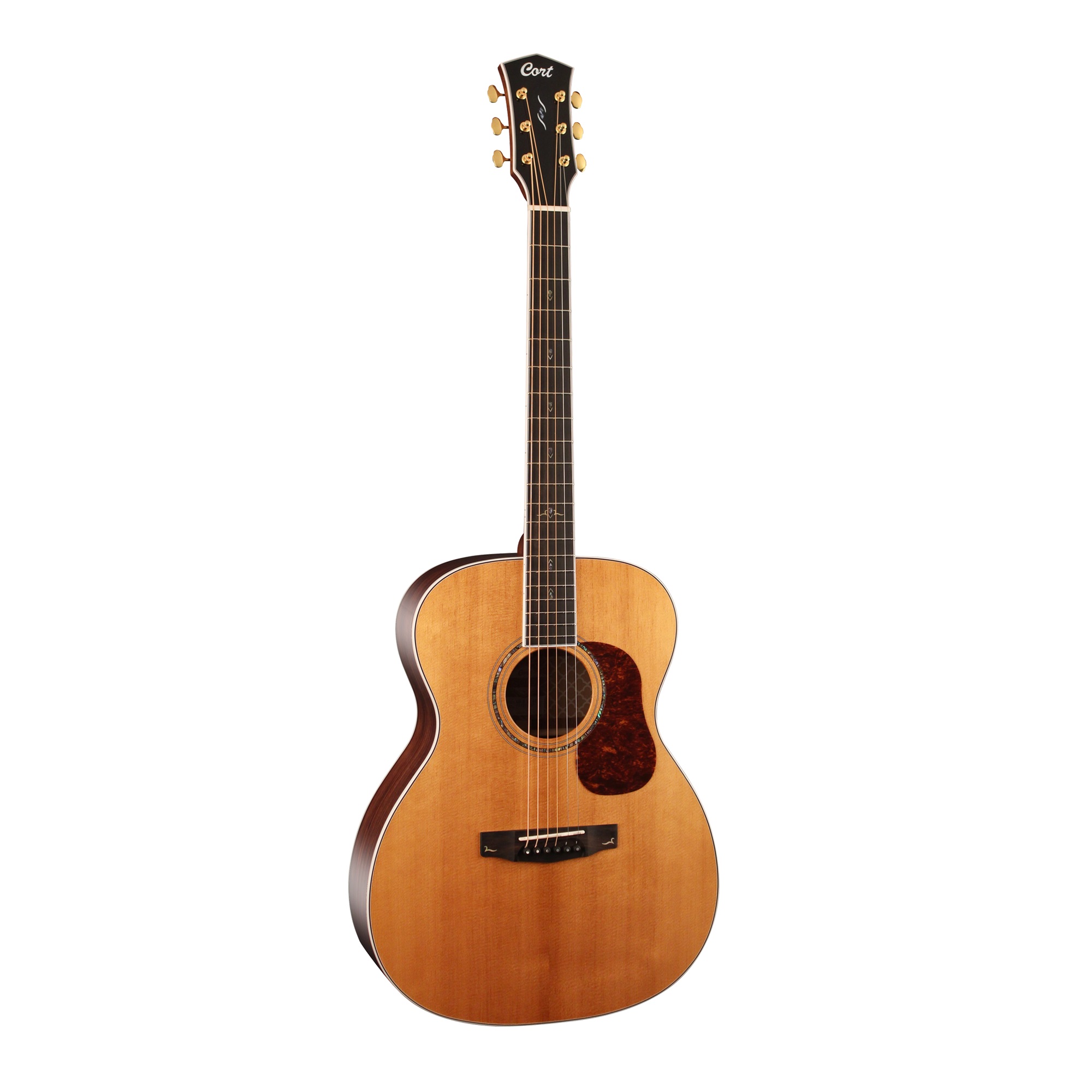 Cort GOLD-O8 LB NAT Acoustic Guitar with Case Online price in India