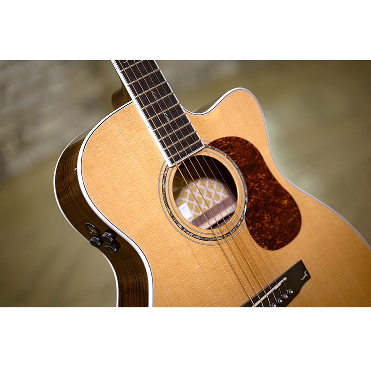 Cort Gold Series Gold OC8 Electro Acoustic Guitar With Case