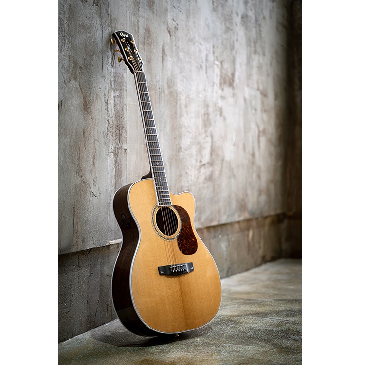 Cort Gold Series Gold OC8 Electro Acoustic Guitar With Case