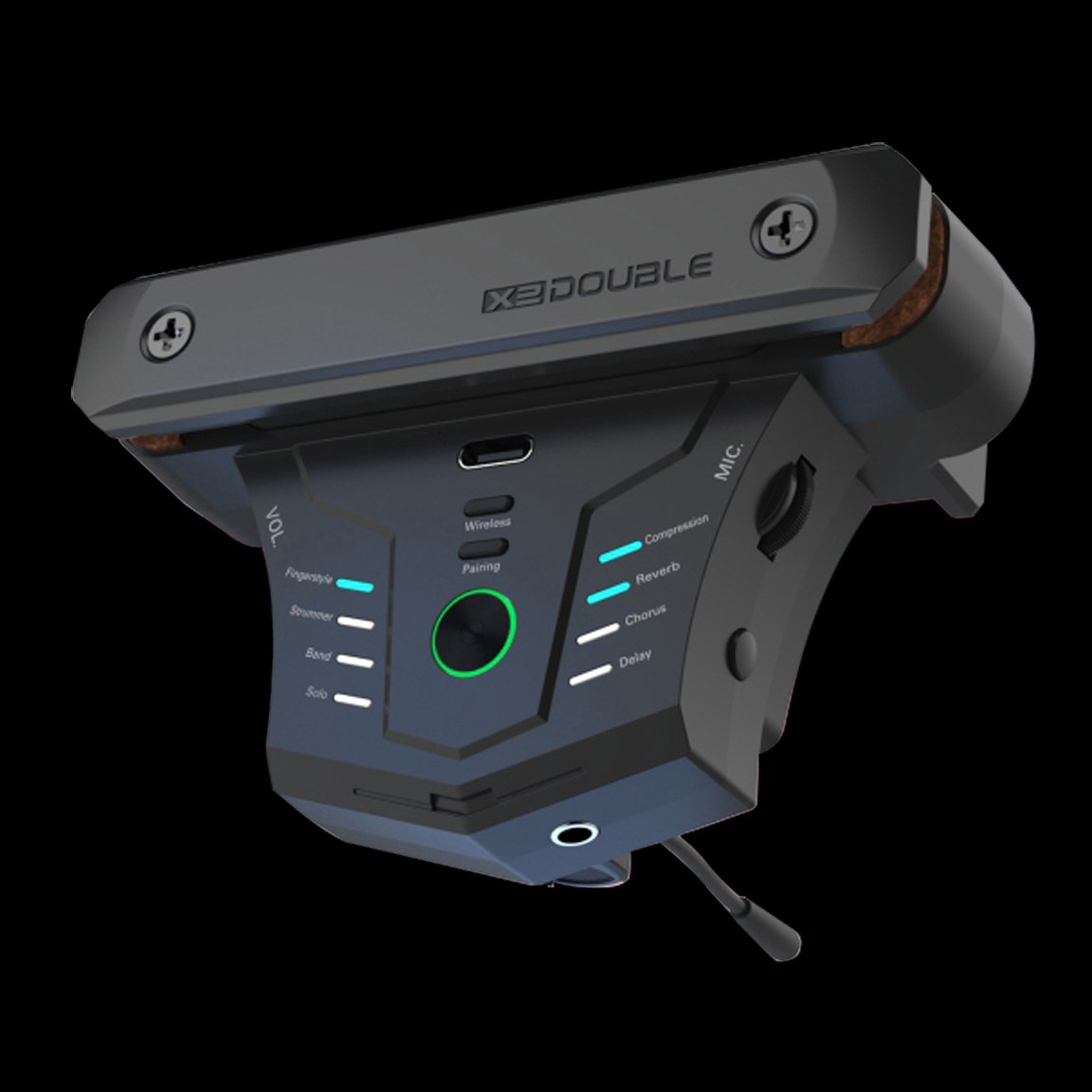 Double AcoustiFX GO PRO Transacoustic Pick up with a looper online in India at johnsmusicin at the lowest price Online price in India