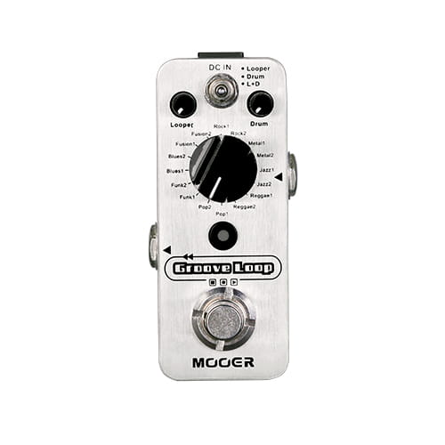 MOOER Groove Loop Drum Machine Looper Pedal