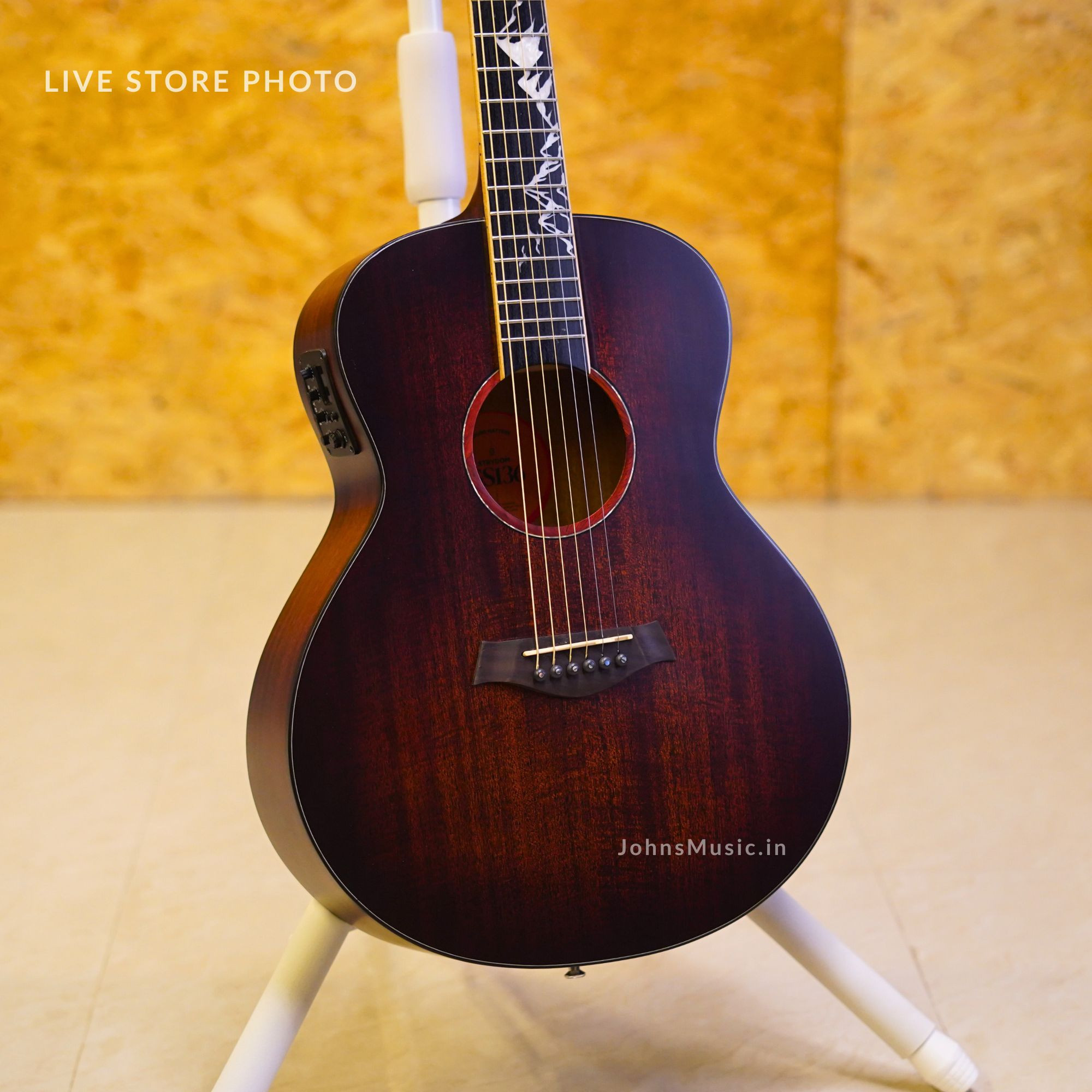strydom gs136e travel size electro acoustic guitar online in india