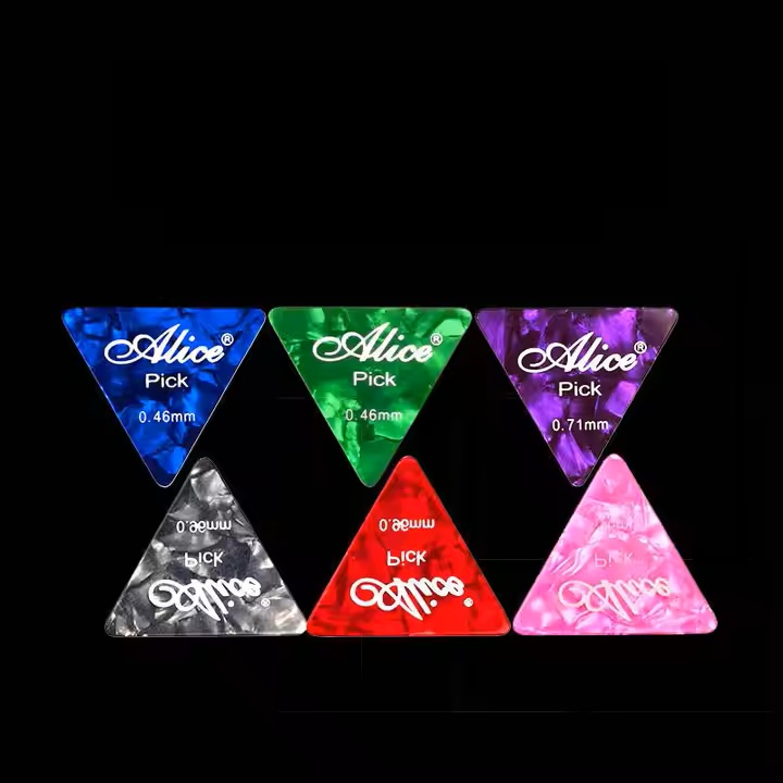 Alice AP100L Cellulo Guitar Picks Colorful Durable Picks online in India at johnsmusicin at the lowest price Online price in India