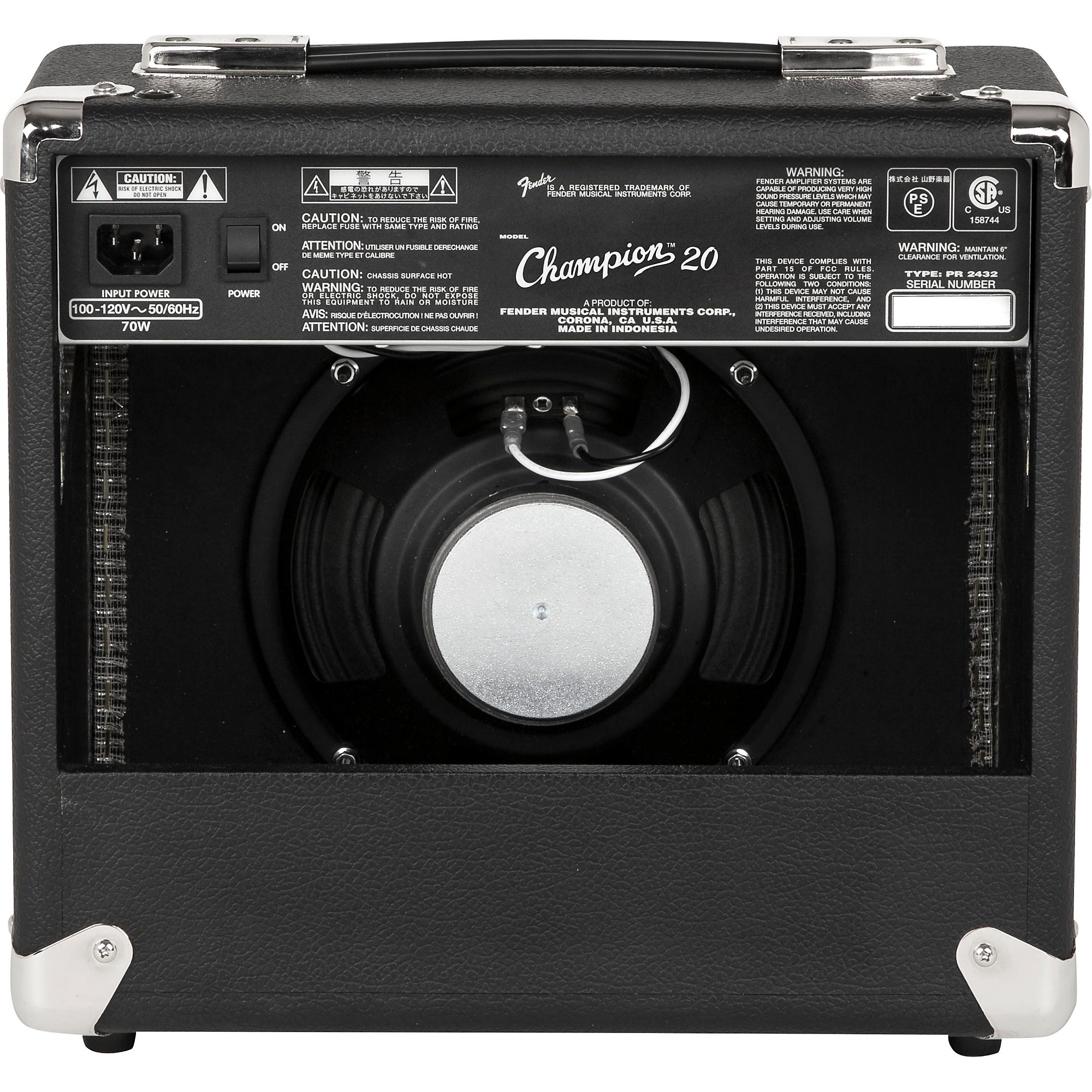 Fender Champion 20 Combo Amp