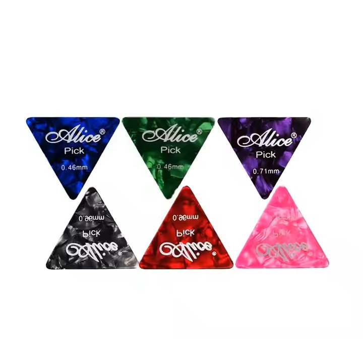 Alice AP100L Cellulo Guitar Picks Colorful Durable Picks online in India at johnsmusicin at the lowest price Online price in India