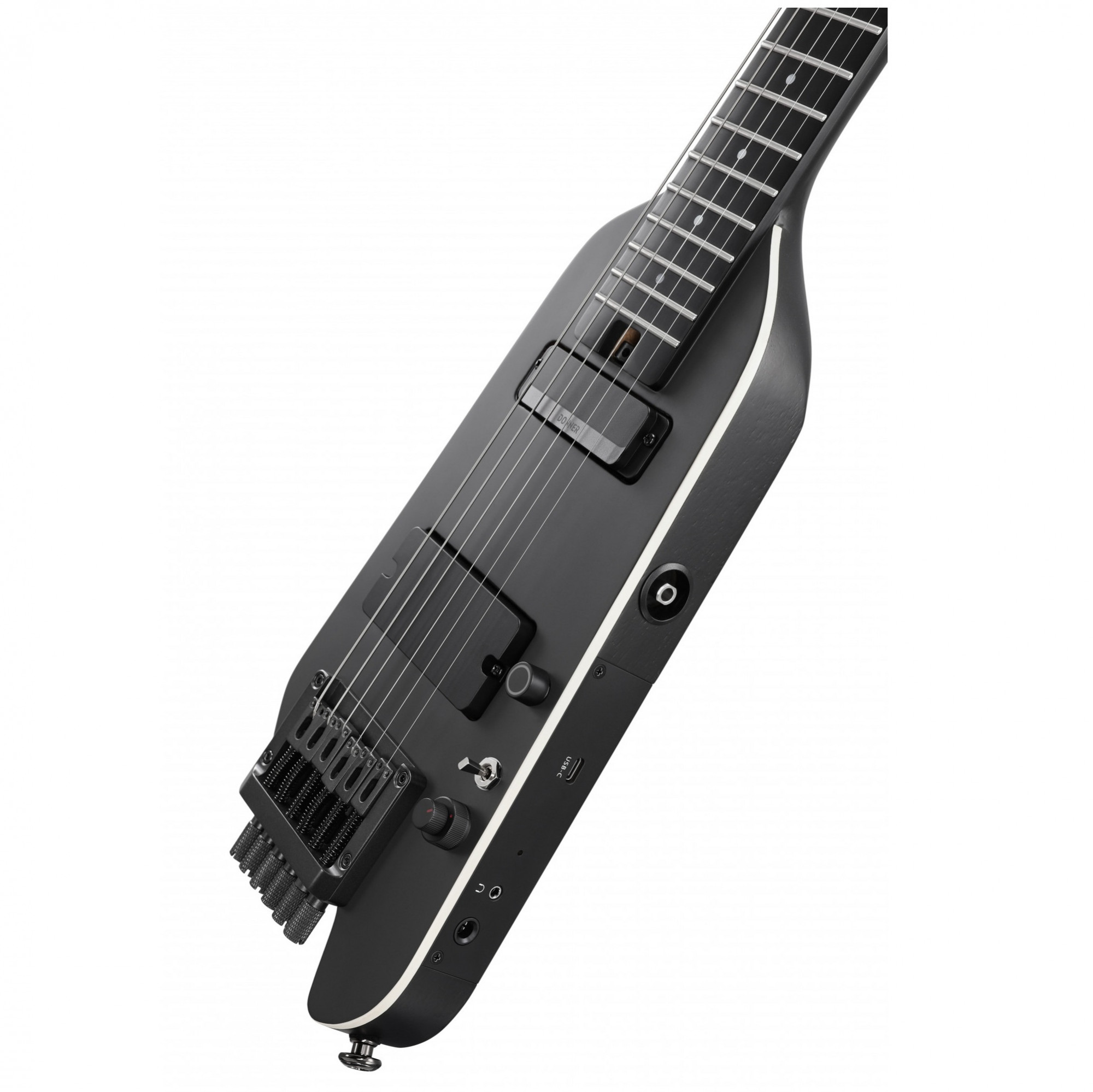 Donner HUSH X PRO Electric Guitar Kit Smart Travel Guitar with Dozens of Preset Combinations 7 Tone Sim Options online in India at johnsmusicin at the lowest price