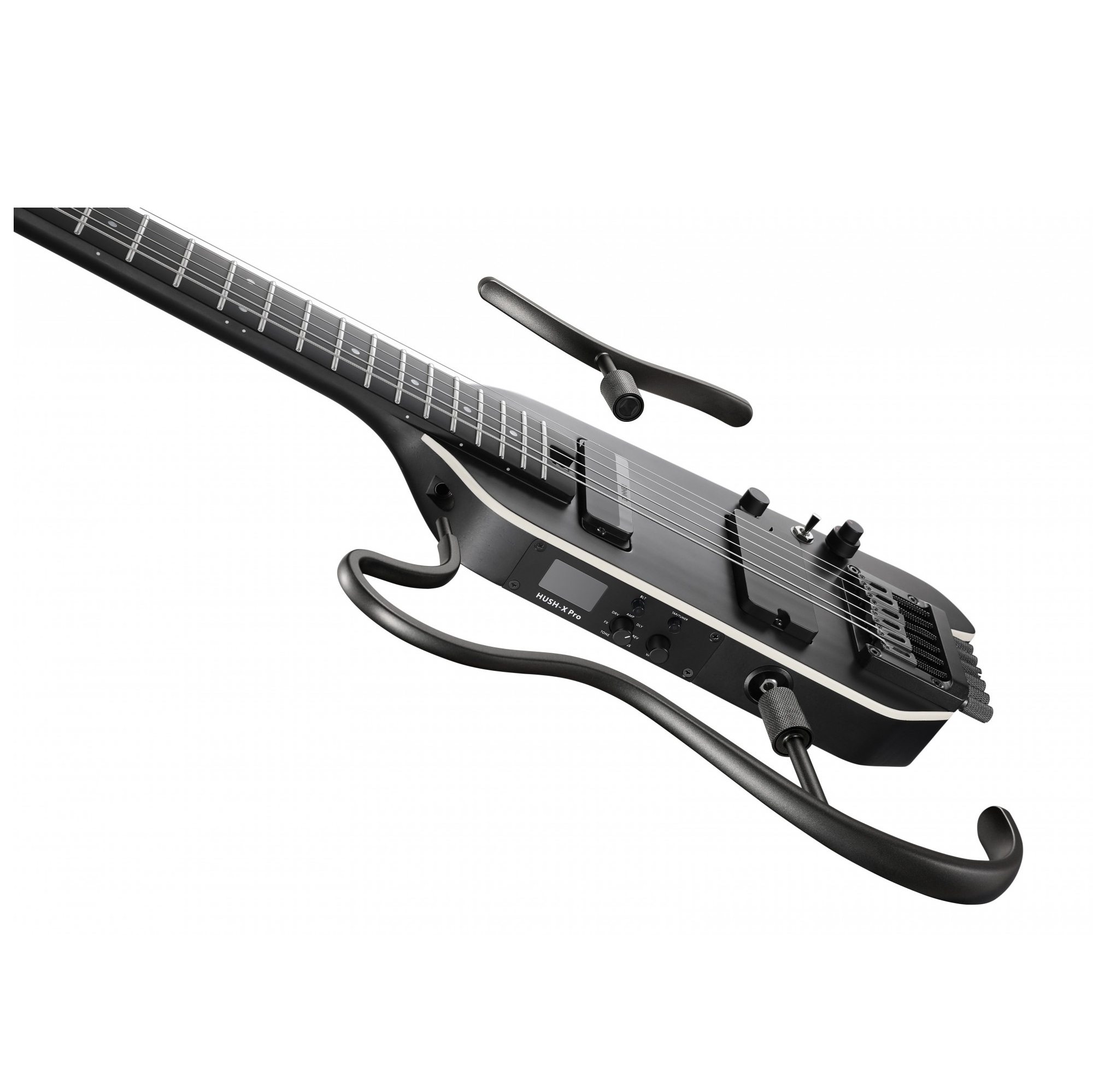 Donner HUSH X PRO Electric Guitar Kit Smart Travel Guitar with Dozens of Preset Combinations 7 Tone Sim Options online in India at johnsmusicin at the lowest price