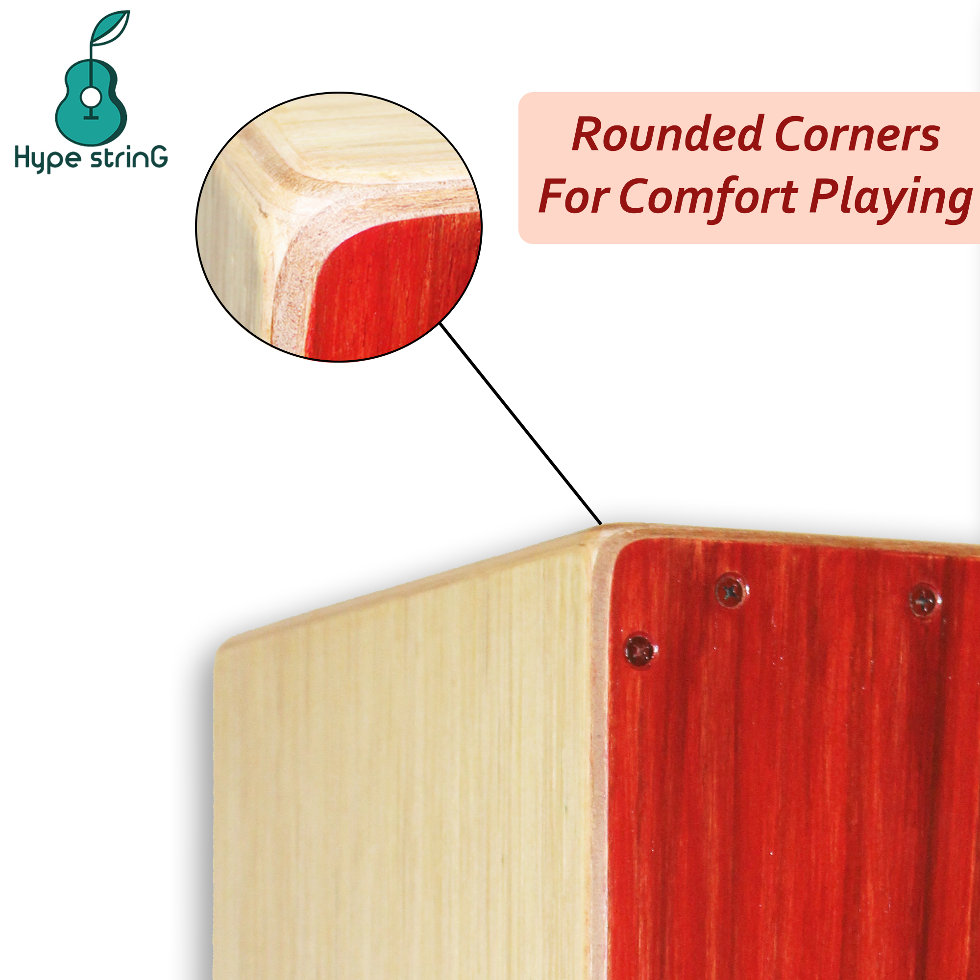 Hype String Cajon CP100 Vintage Red Online price in India