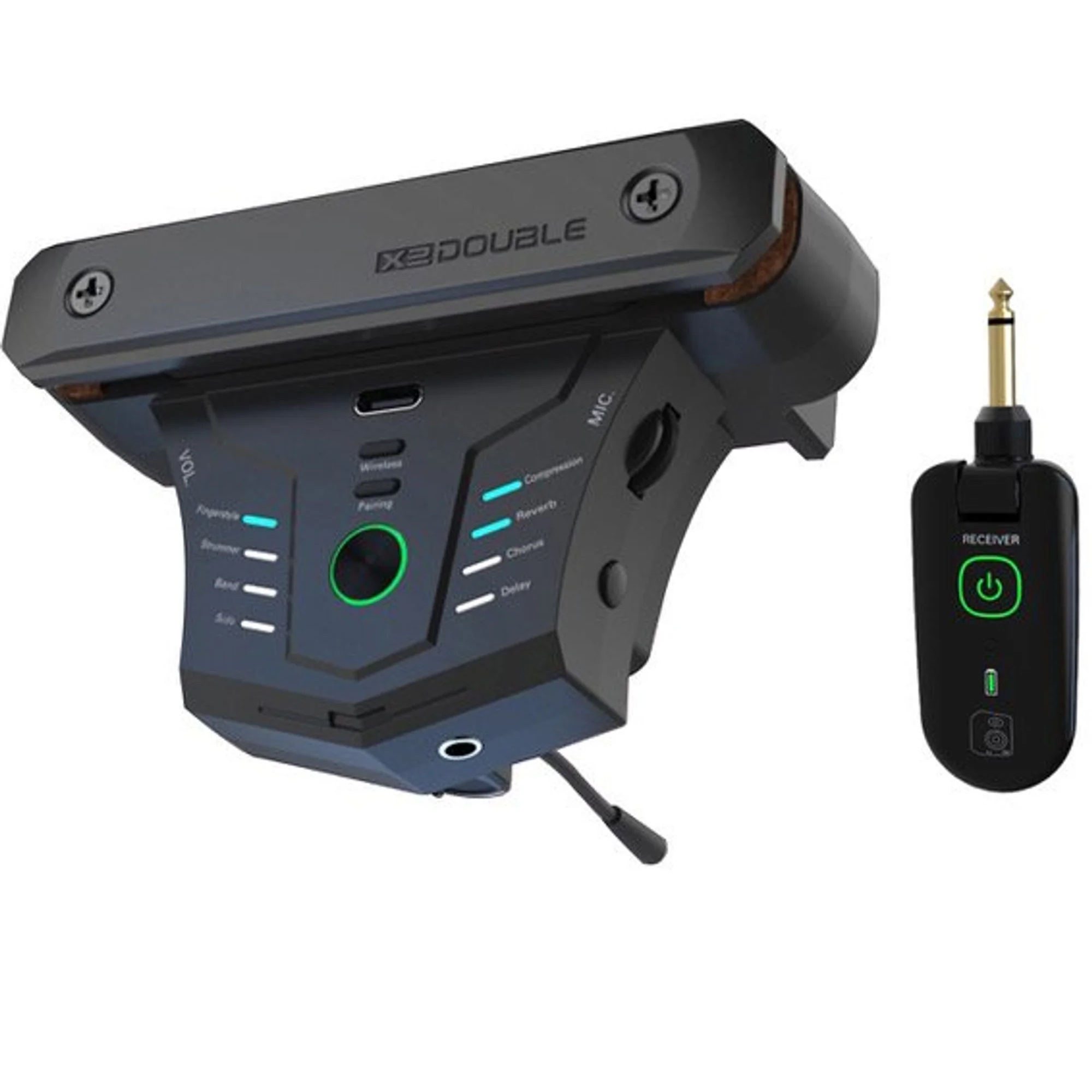 Double AcoustiFX GO PRO Transacoustic Pick up with a looper online in India at johnsmusicin at the lowest price Online price in India