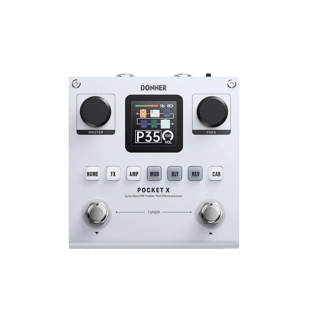 Donner Pocket-X Multi Effects Guitar Pedal online in India at johnsmusicin at the lowest price Online price in India