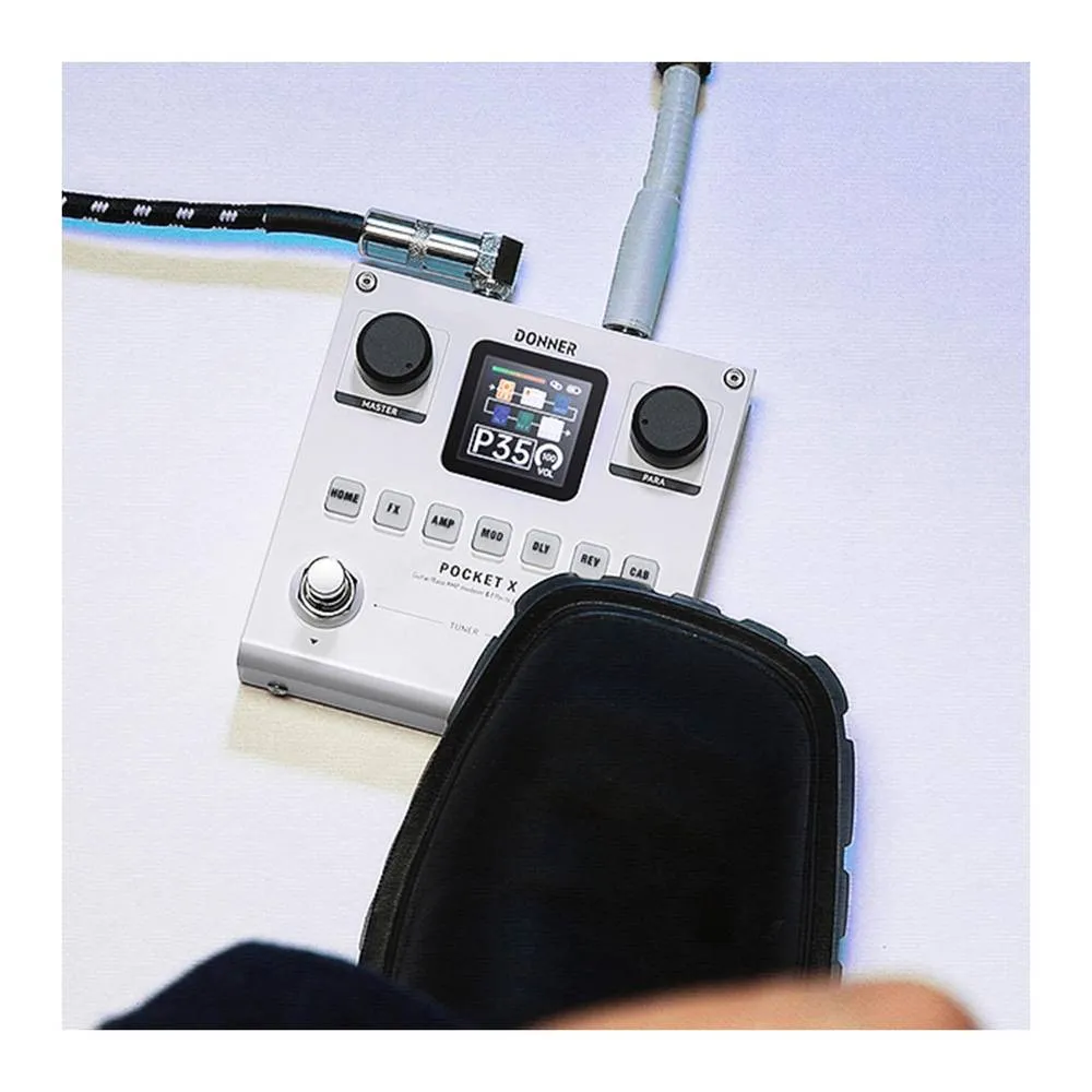 Donner Pocket-X Multi Effects Guitar Pedal online in India at johnsmusicin at the lowest price Online price in India