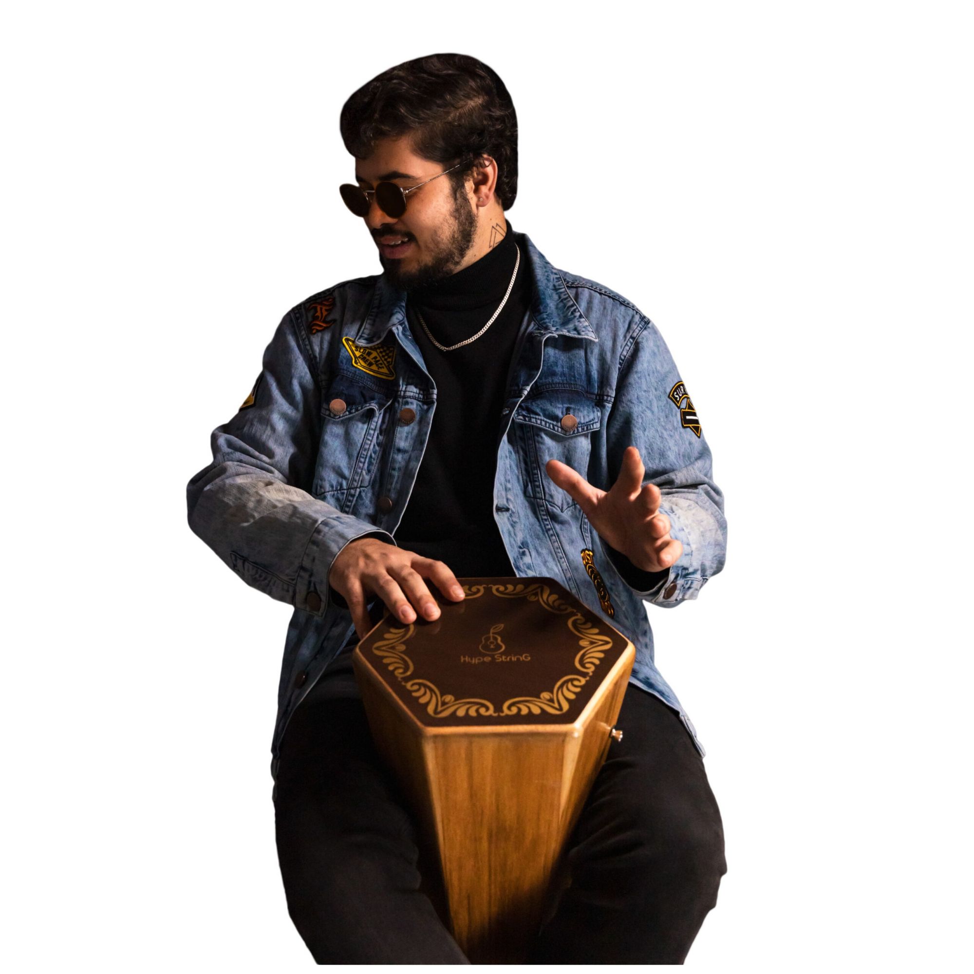 Hype String Wooden Djembe Cajon Online price in India