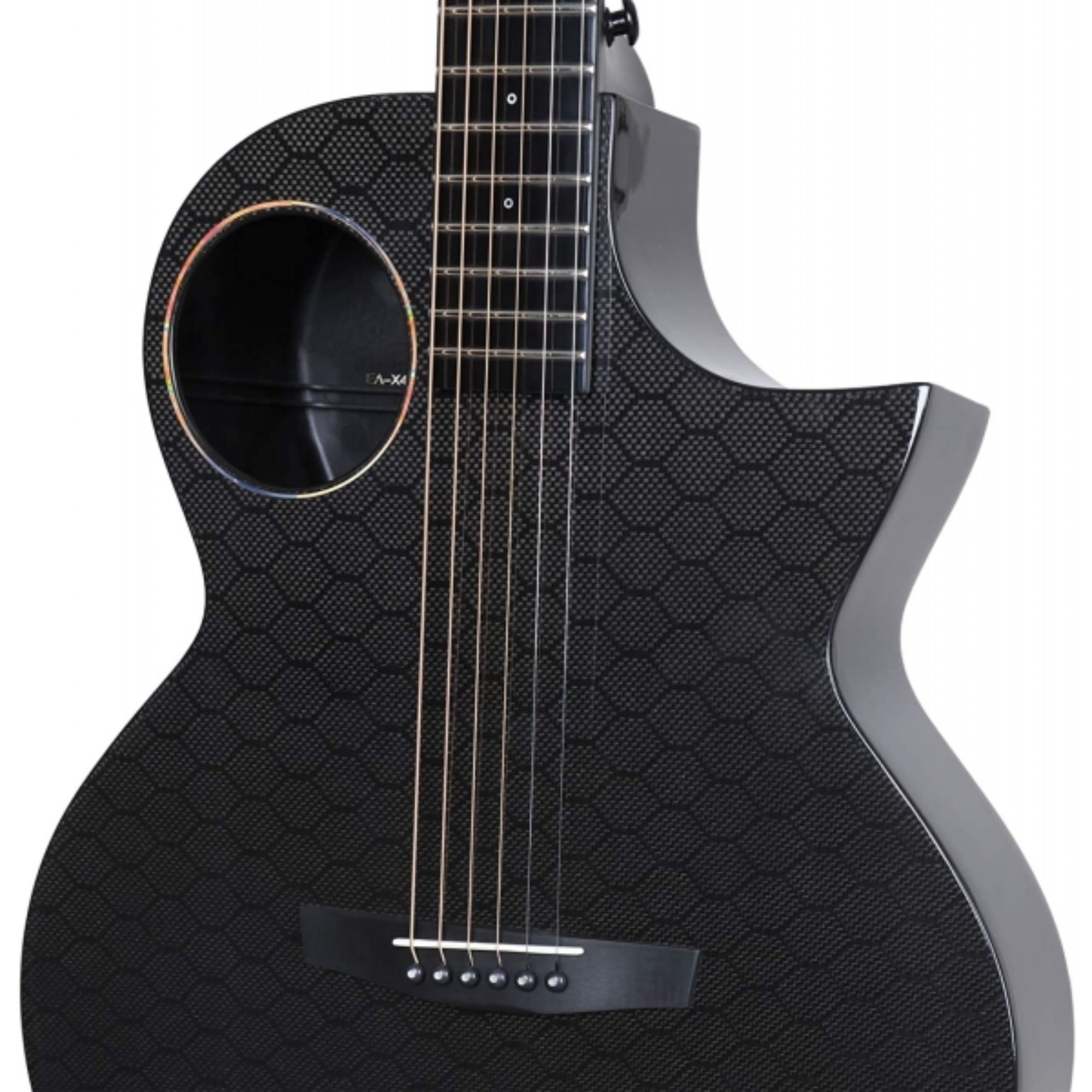 Enya EA-X4EQ TransAcoustic Guitar- Black Glossy with Hard case Online Price in India