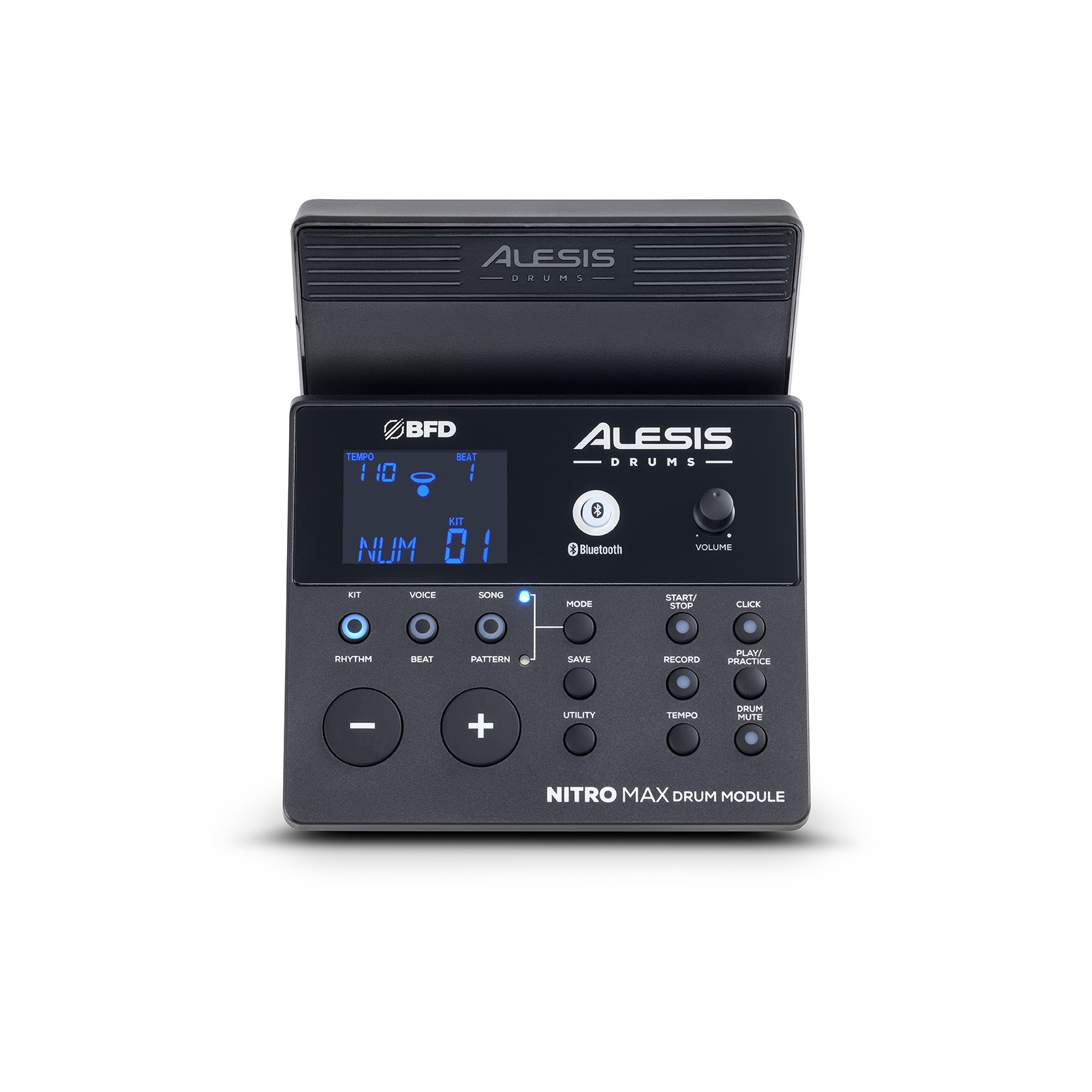 Alesis Nitro Max Kit Eight Piece Electronic Drum Kit with Mesh Heads and Bluetooth Online price in India