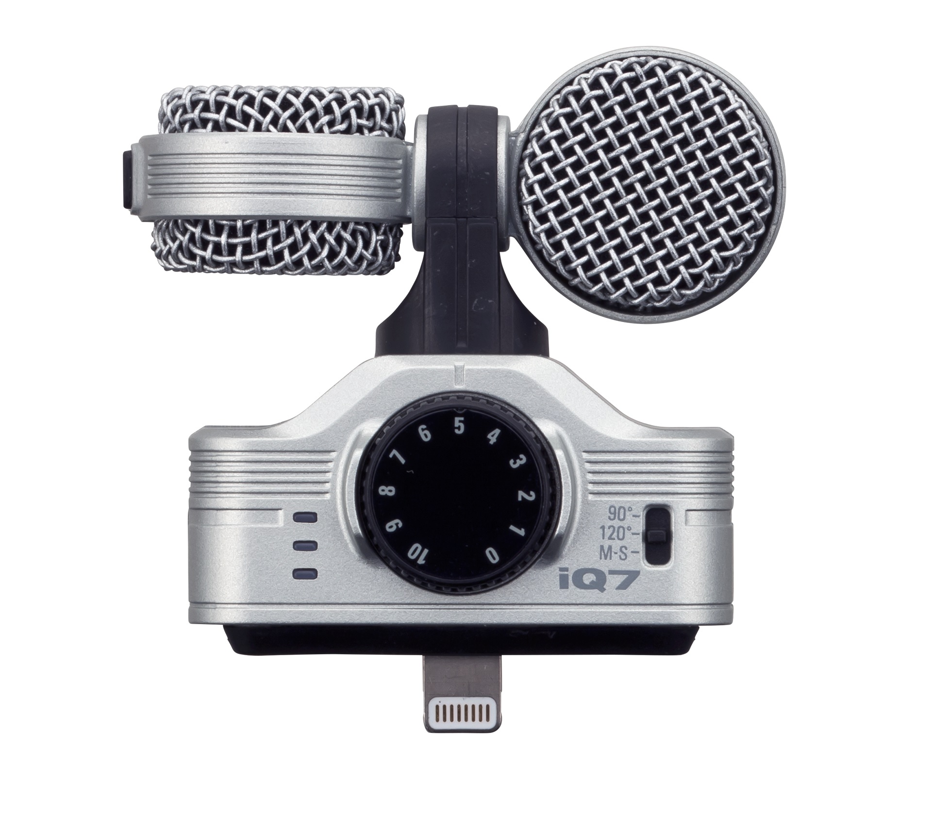 Zoom iQ7 Rotating Mid Side Stereo Capsule - Lightning Connector for iOS