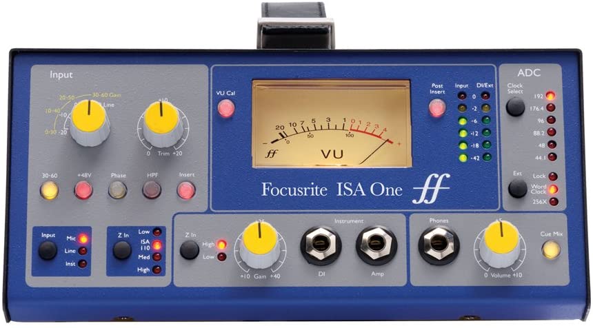 Focusrite ISA One Classic Single-channel Mic Pre-Amplifier with Independent DI