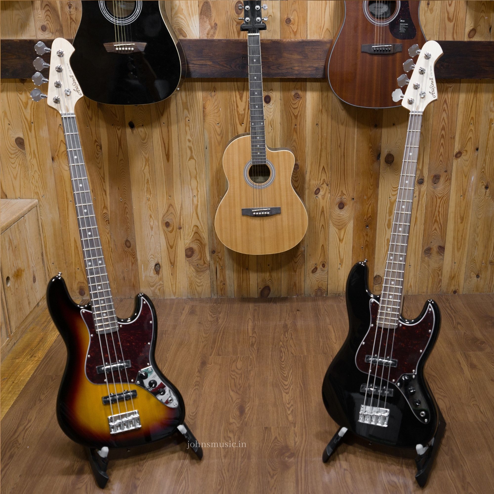 aria beginner bass guitars online price in India