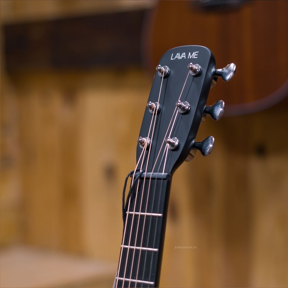 LAVA ME 2 Carbon Fiber Guitar with Effects 36 Inch Acoustic Electric Travel Guitar - White