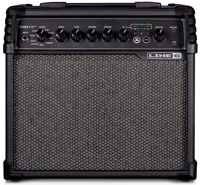 Buy Line 6 Spider V 20-Watt Combo Guitar Amplifier online in India at johnsmusicin at the lowest price Online price in India