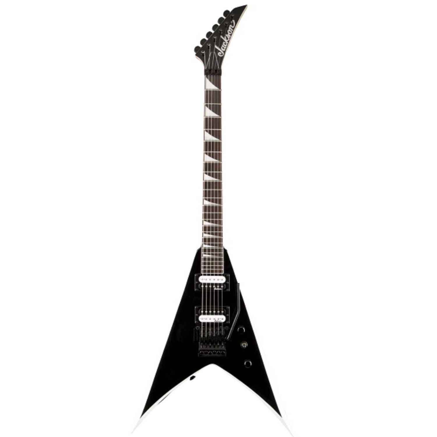 Jackson Js32 Black with white beavel