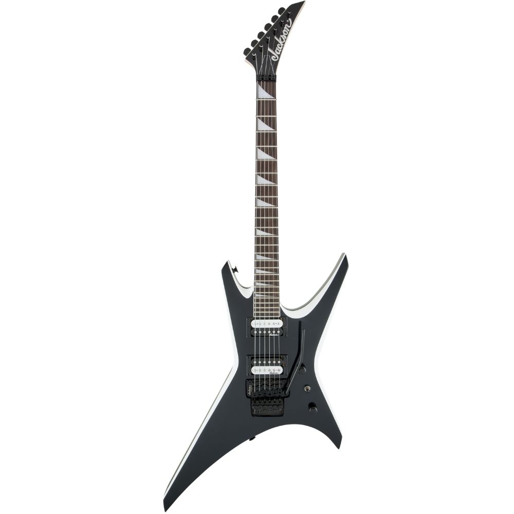 Jackson Warrior JS32 WR Electric Guitar BLK With WHT BVL