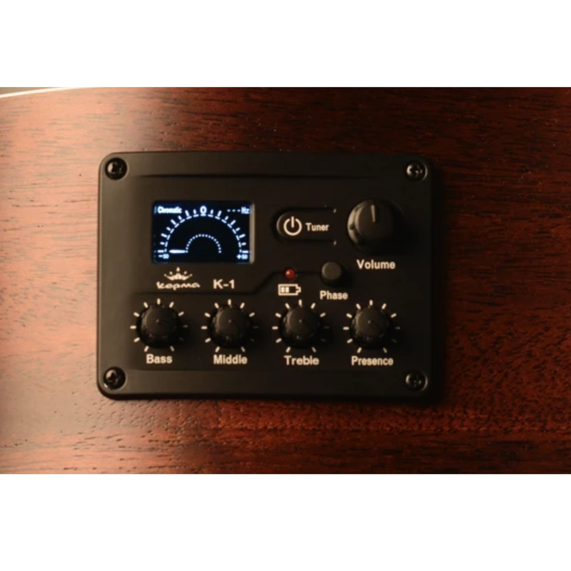 Kepma A1Ce Pro Semi-Acoustic Guitar Suburst Matt