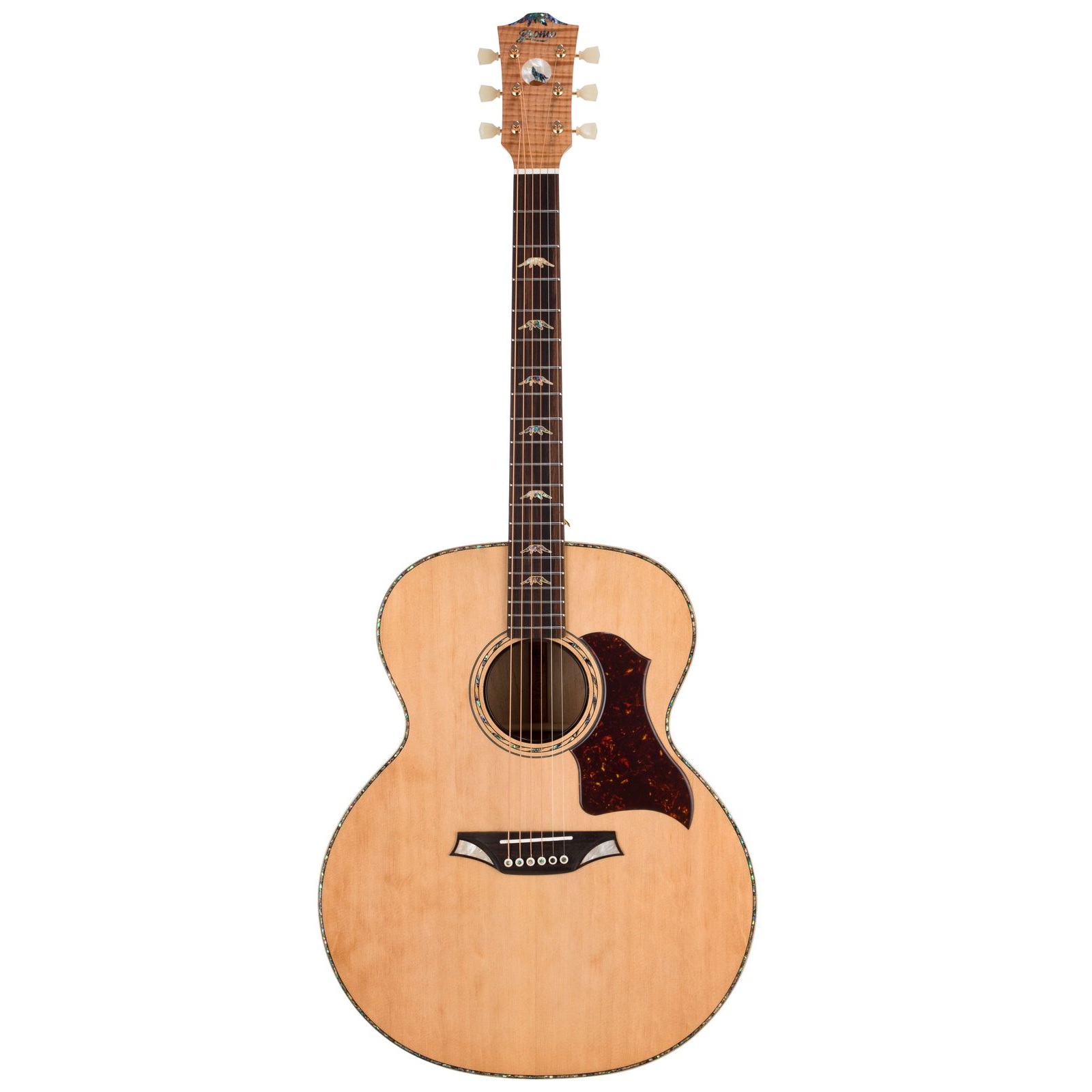Bromo BAN 7E Solid Top Jumbo Guitar online in India at johnsmusicin at the lowest price Online price in India