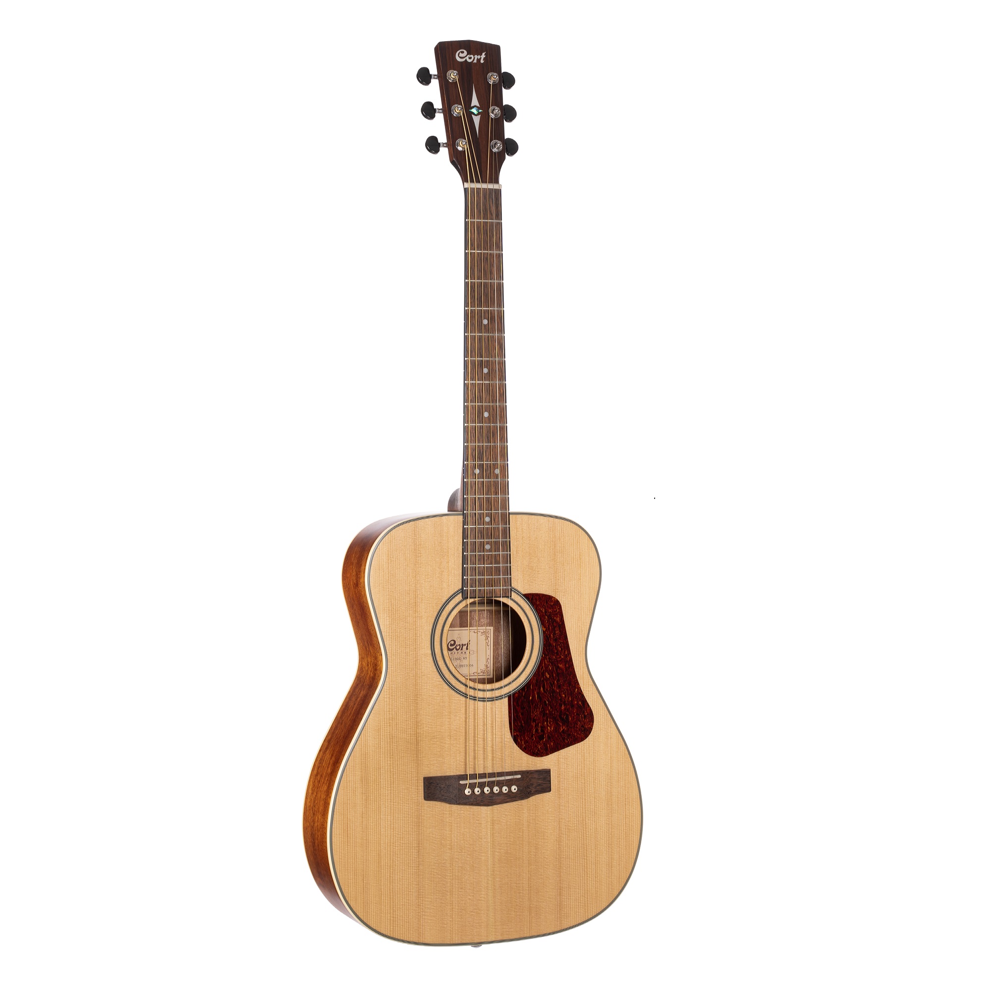 Cort L100C Concert Acoustic Guitar - Natural Satin Online price in India