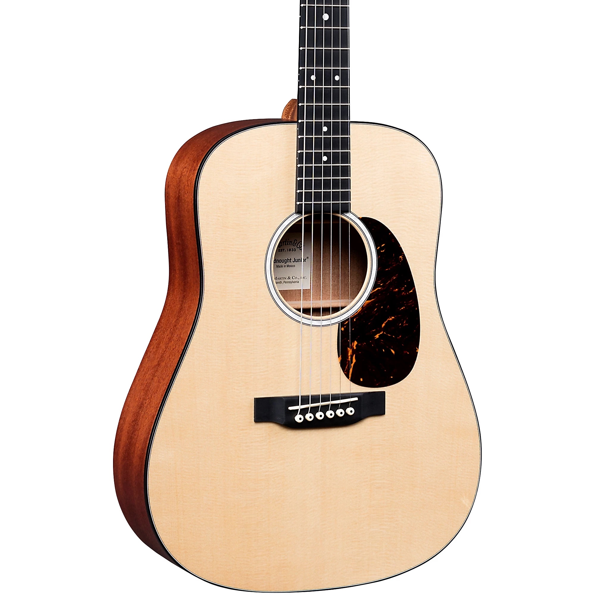 Martin DJr-10E Sitka Top Dreadnought Junior Acoustic-Electric Guitar Natural Online price in India