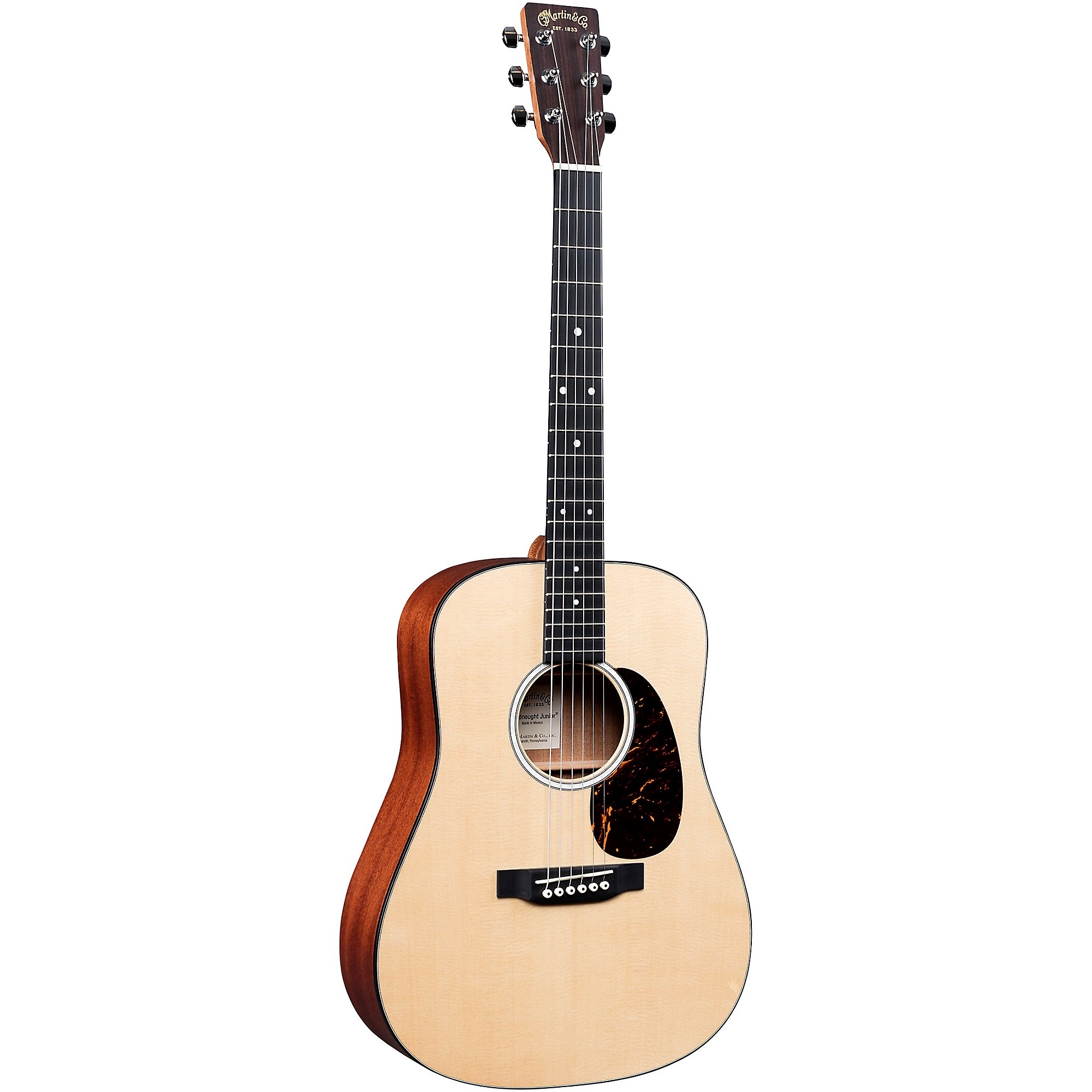 Martin DJr-10E Sitka Top Dreadnought Junior Acoustic-Electric Guitar Natural Online price in India