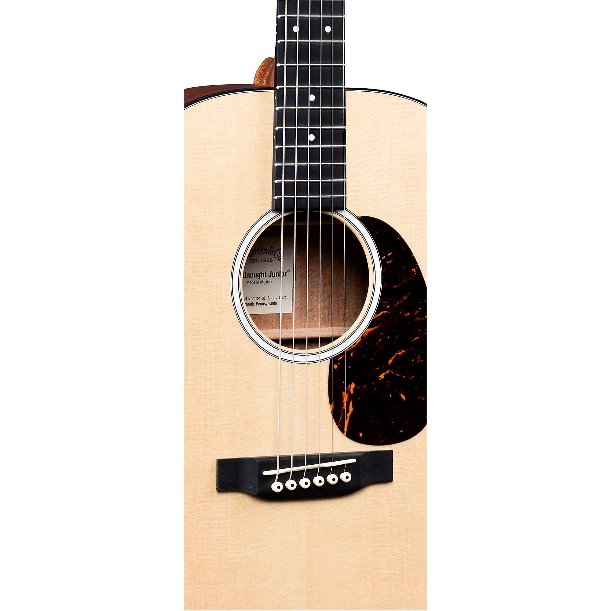 Martin DJr-10E Sitka Top Dreadnought Junior Acoustic-Electric Guitar Natural Online price in India