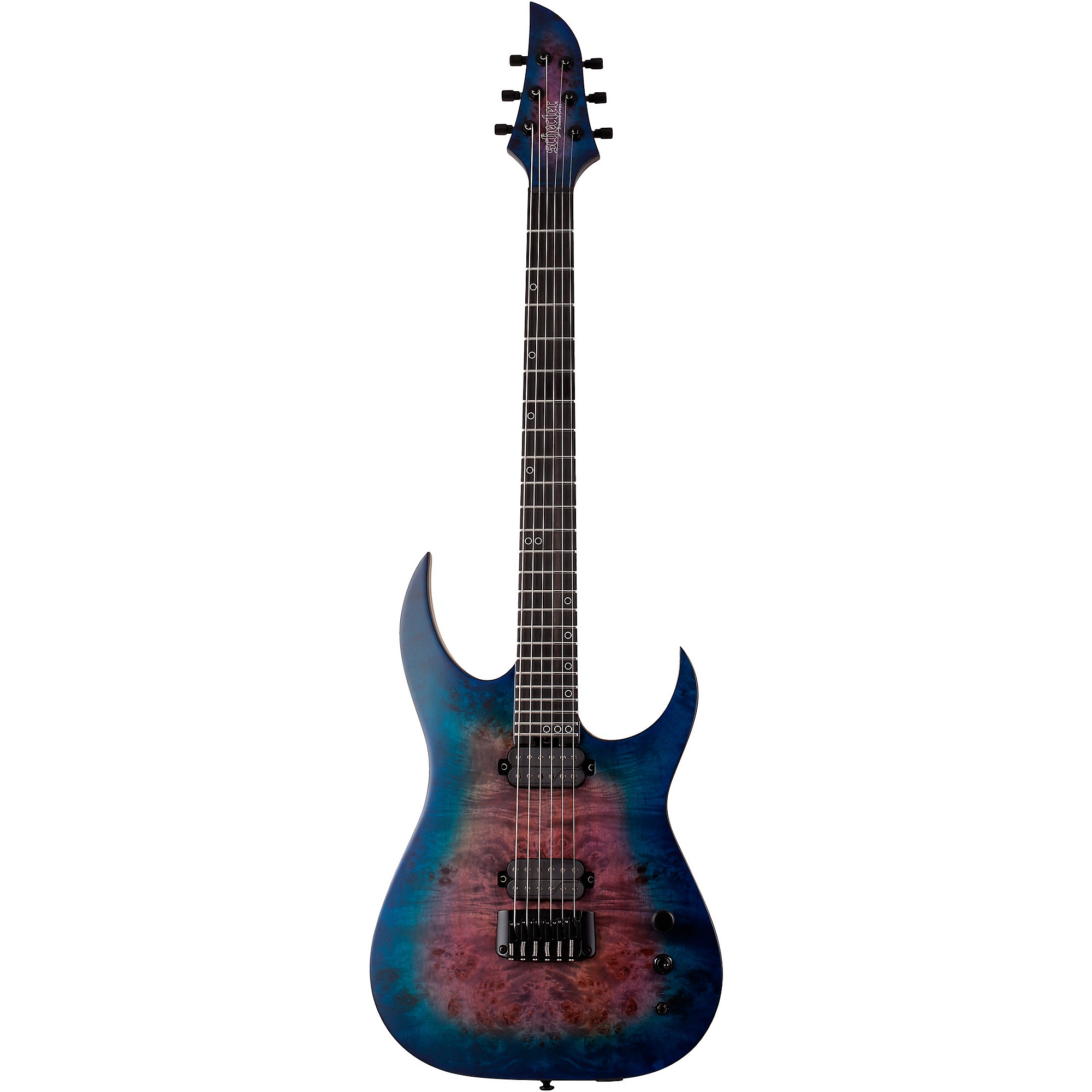 Schecter Guitar Research KM-6 MK-III Artist Electric Guitar Blue Crimson