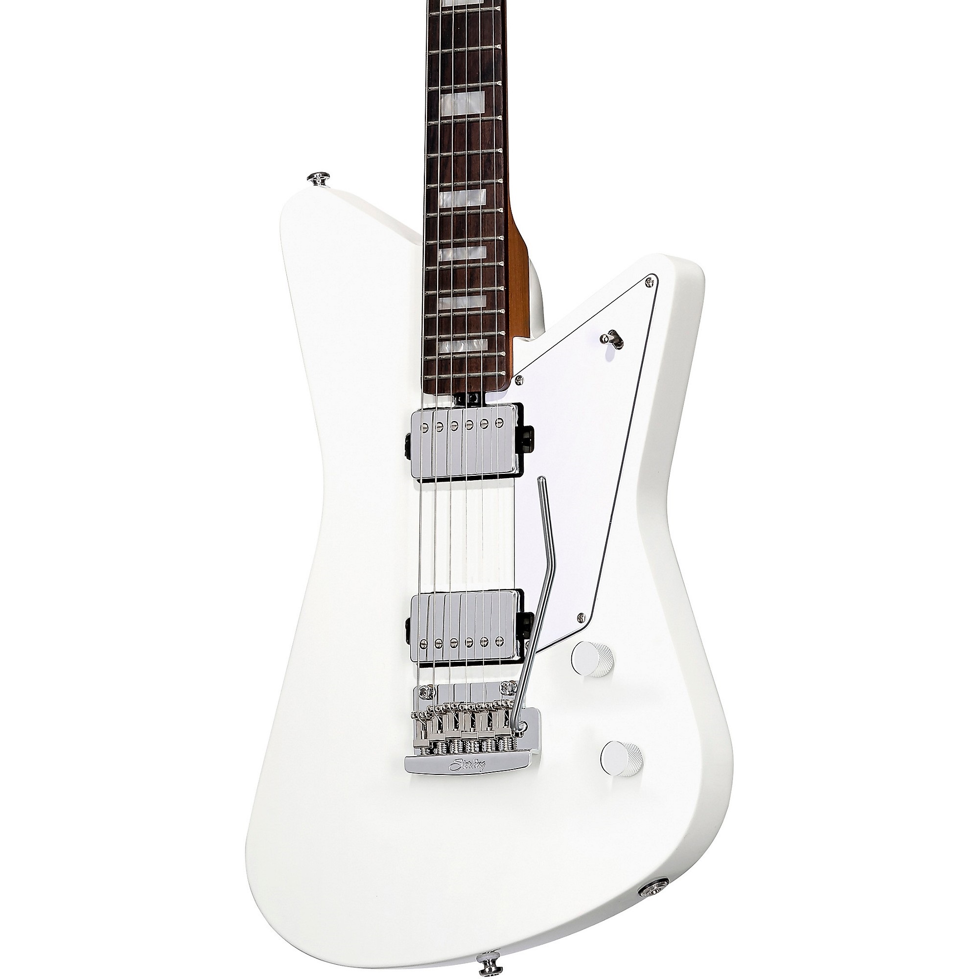 Sterling by Music Man Mariposa Electric Guitar Imperial White