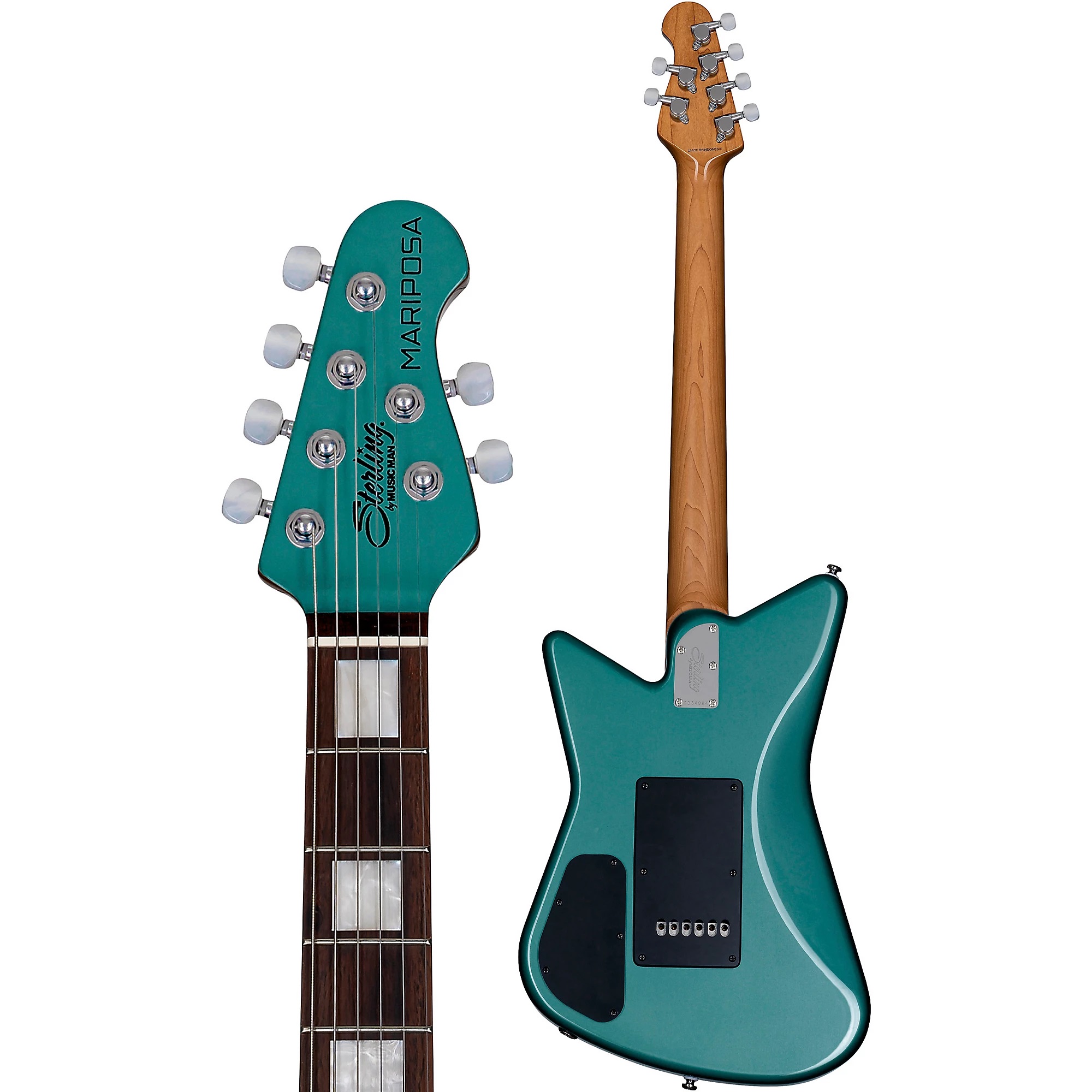 Sterling by Music Man Mariposa Electric Guitar Dorado Green