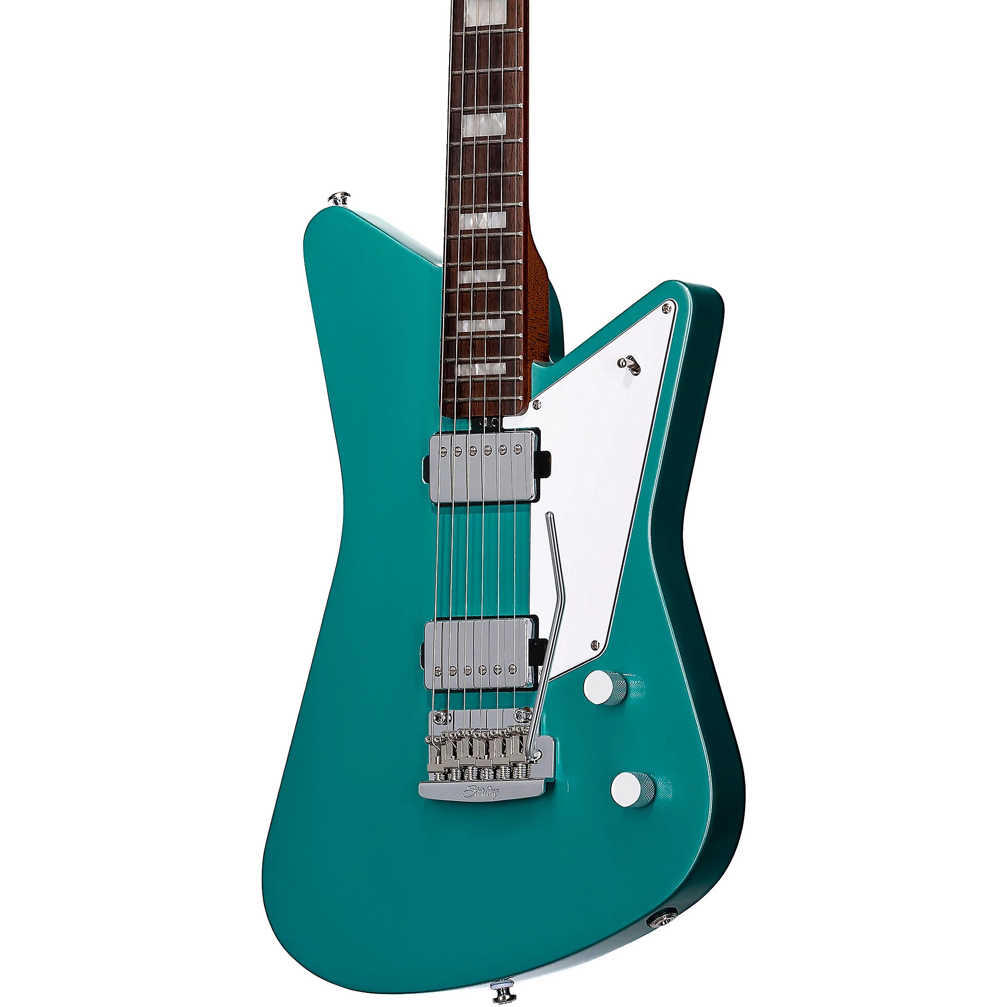 Sterling by Music Man Mariposa Electric Guitar Dorado Green