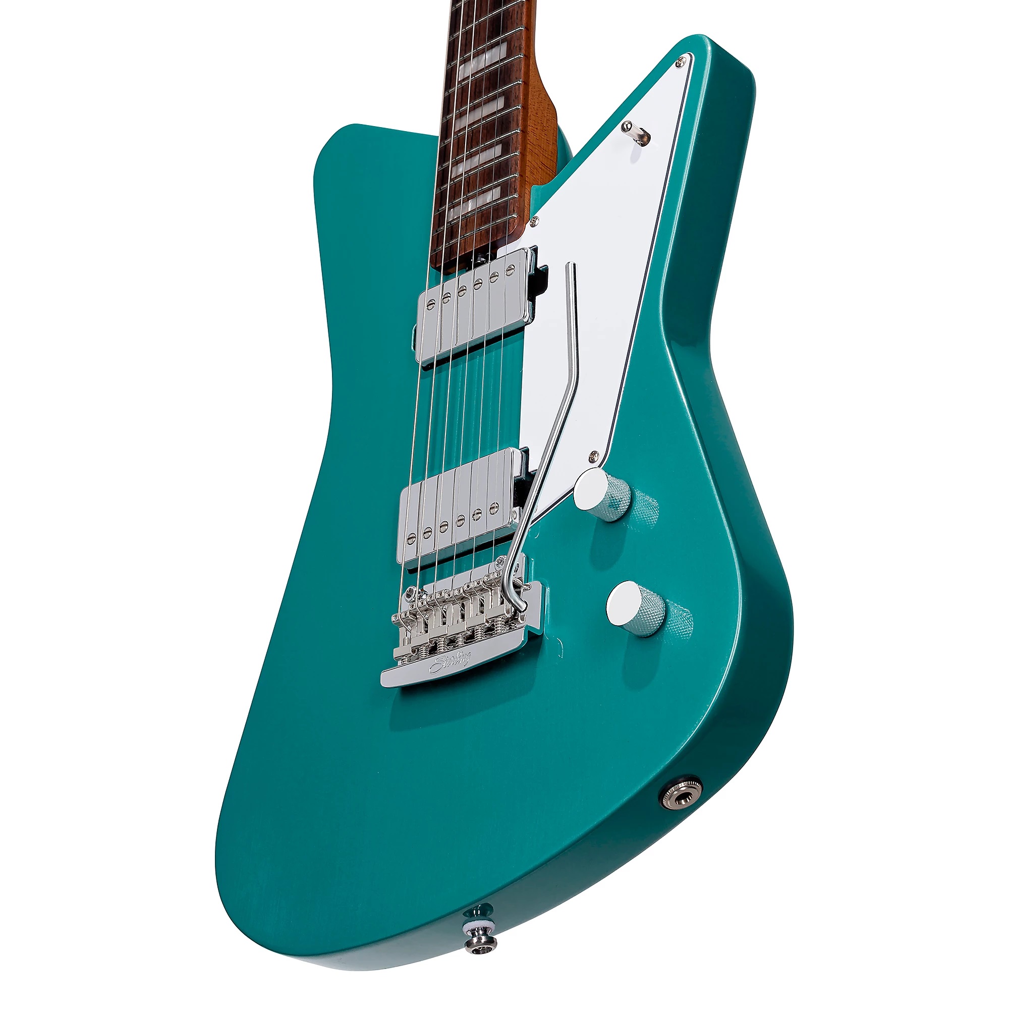 Sterling by Music Man Mariposa Electric Guitar Dorado Green