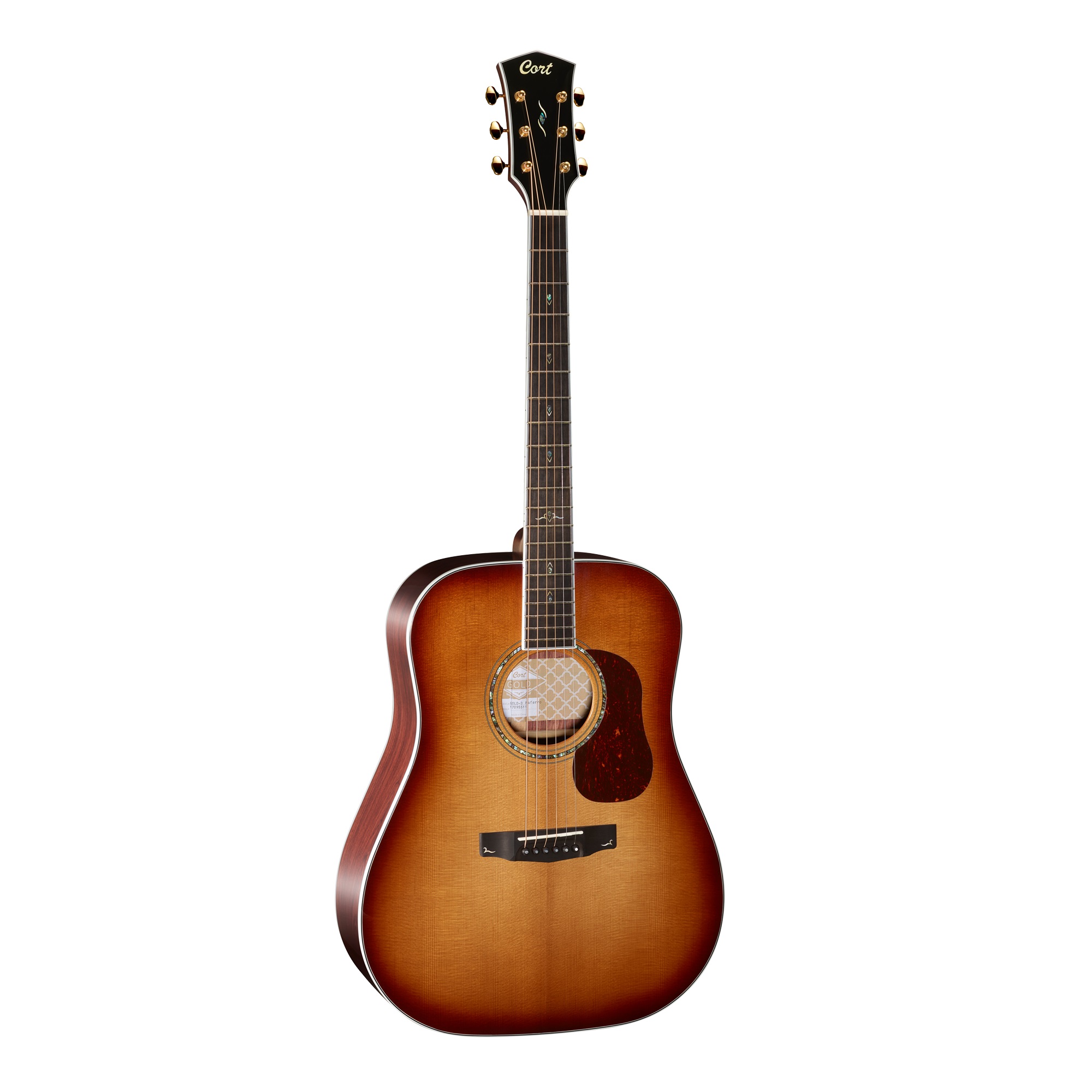 Cort Gold D8 LB Semi Acoustic Guitar Light Burst