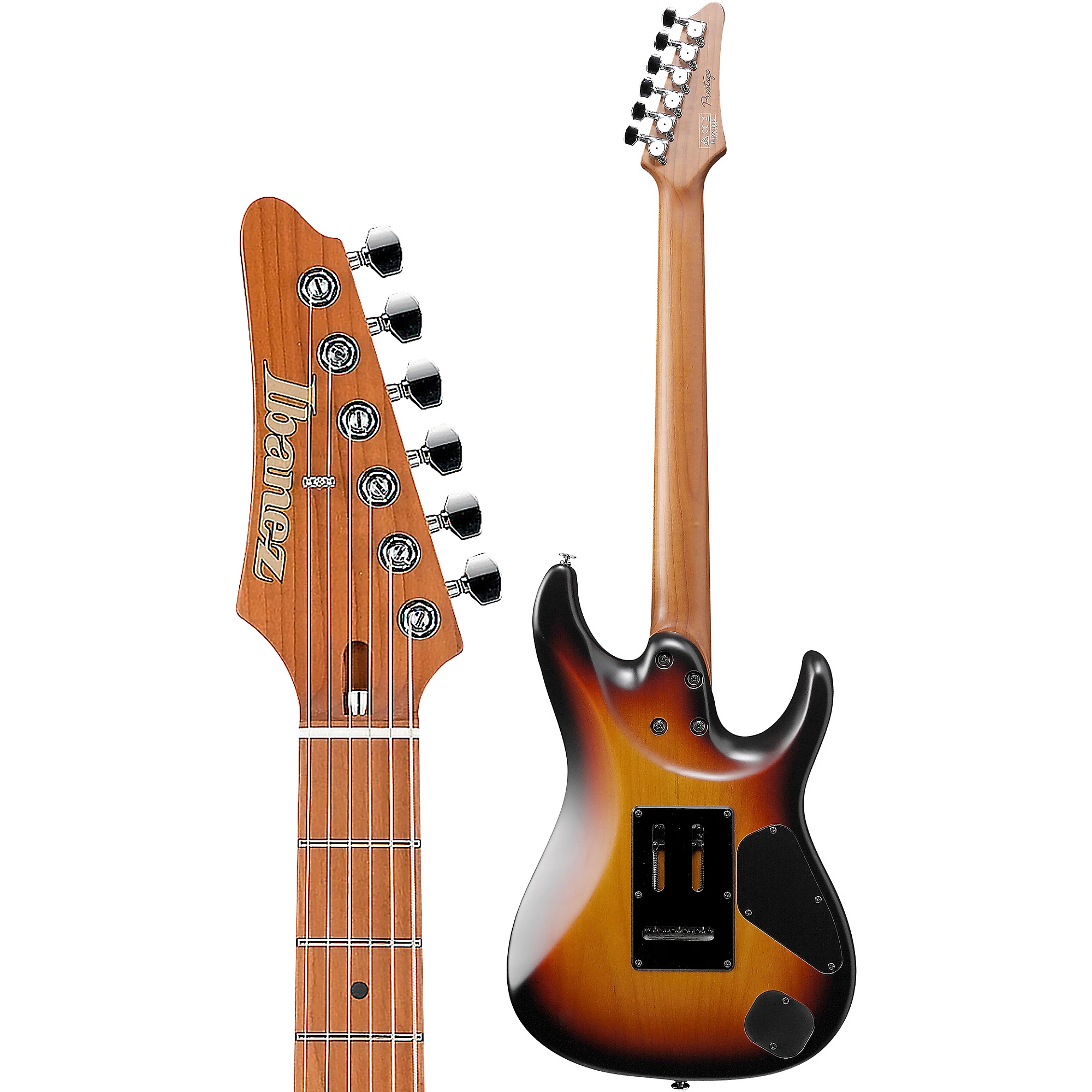 Ibanez Prestige AZ2402L Left-Handed Electric Guitar Tri Fade Burst Flat online in India at johnsmusicin at the lowest price Online price in India