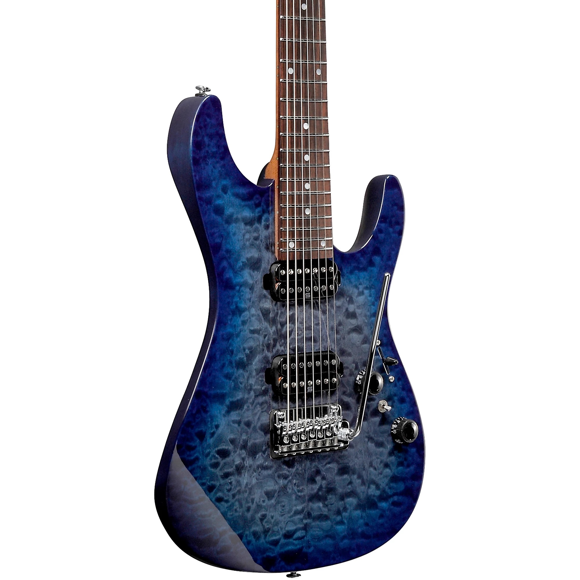 Ibanez AZ427P2QM Premium 7-String Electric Guitar Twilight Blue Burst Online price in India