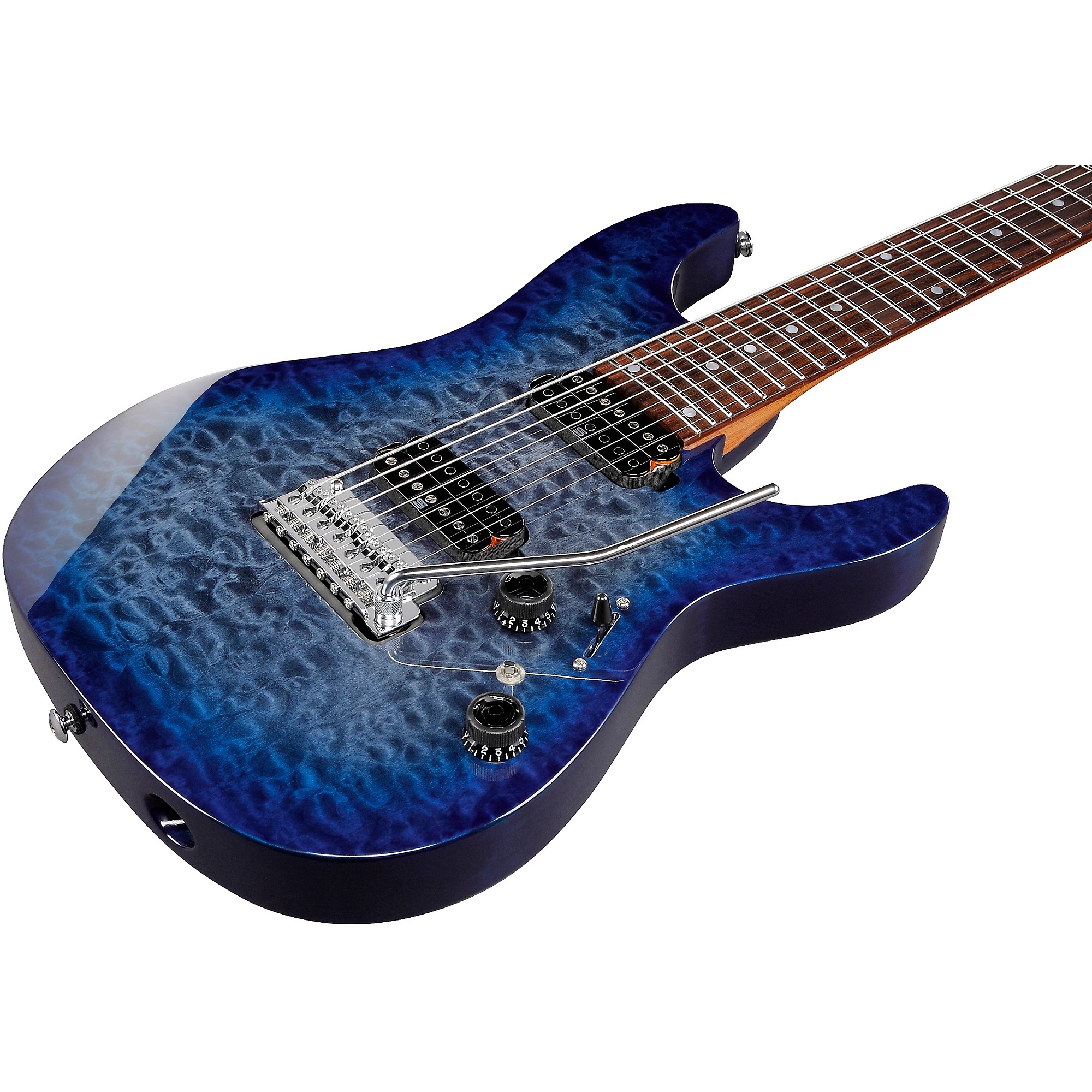 Ibanez AZ427P2QM Premium 7-String Electric Guitar Twilight Blue Burst Online price in India