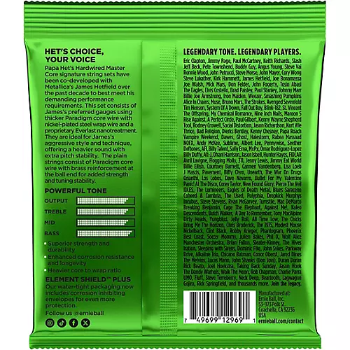 Ernie Ball 2201 Papa Hets Hardwired Master Cores 011-050 Custom Gauge online in India at johnsmusicin at the lowest price Online price in India