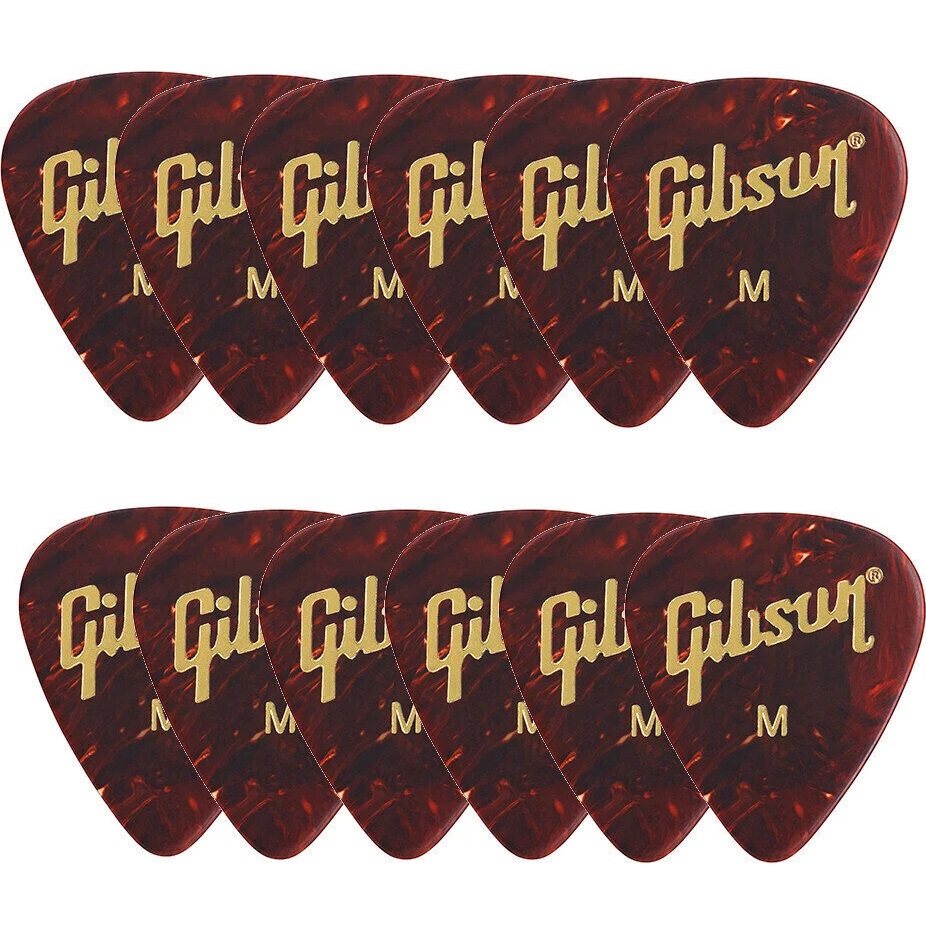 Gibson APRT12-74 Tortoise Guitar Picks- Pack of 12 Online price in India
